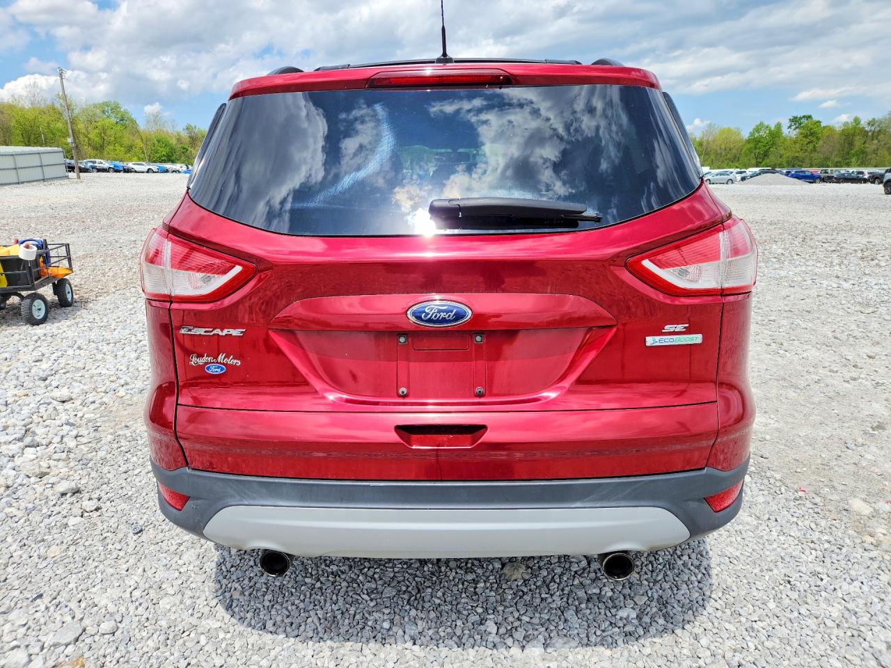 2013 Ford Escape Se Red vin: 1FMCU0GX2DUC84634