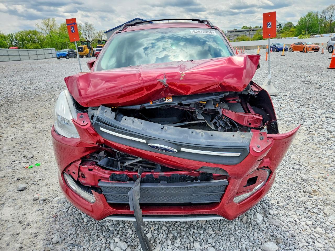 2013 Ford Escape Se Red vin: 1FMCU0GX2DUC84634