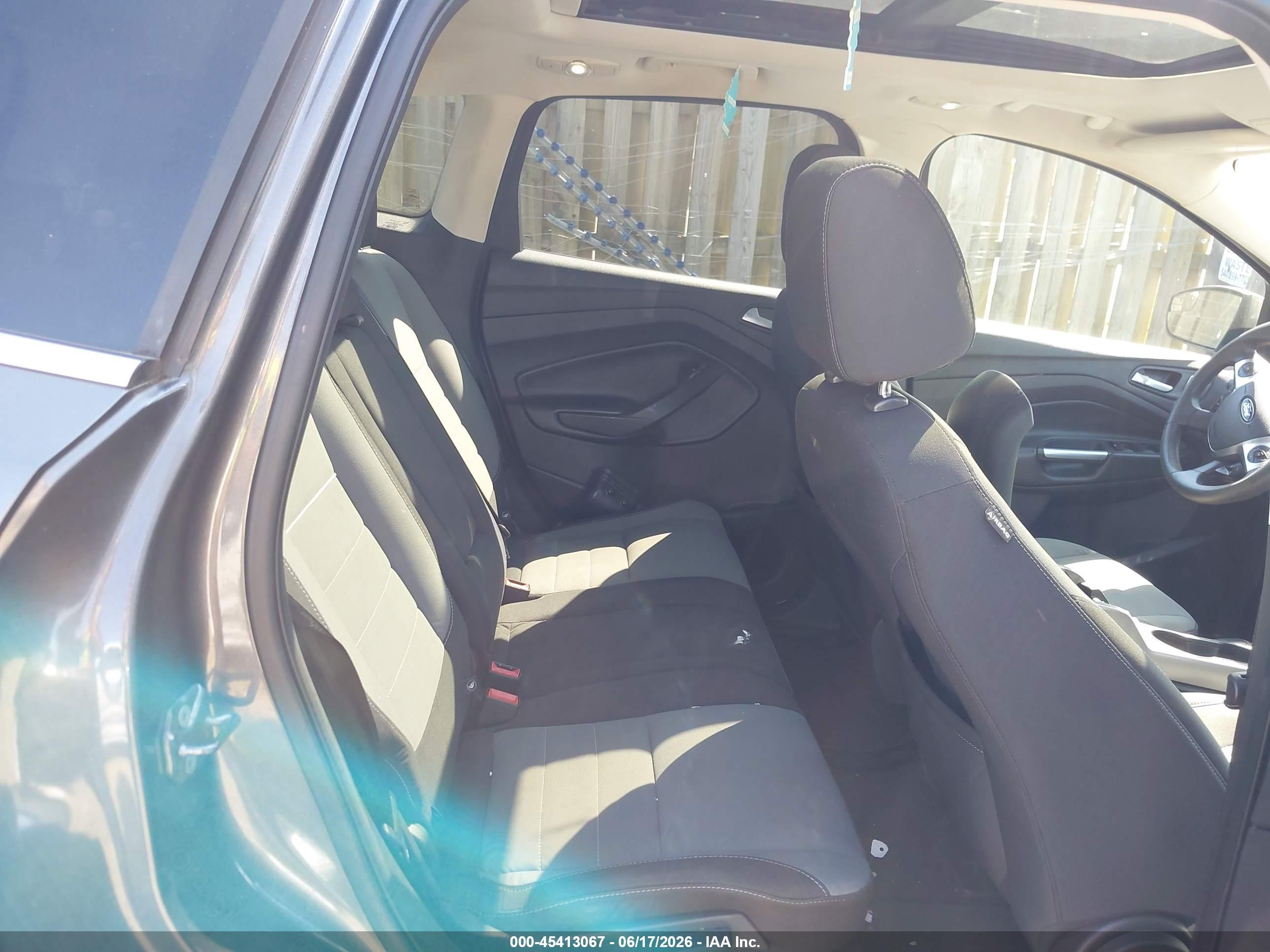 2013 Ford Escape Se Gray vin: 1FMCU0GX2DUD00380