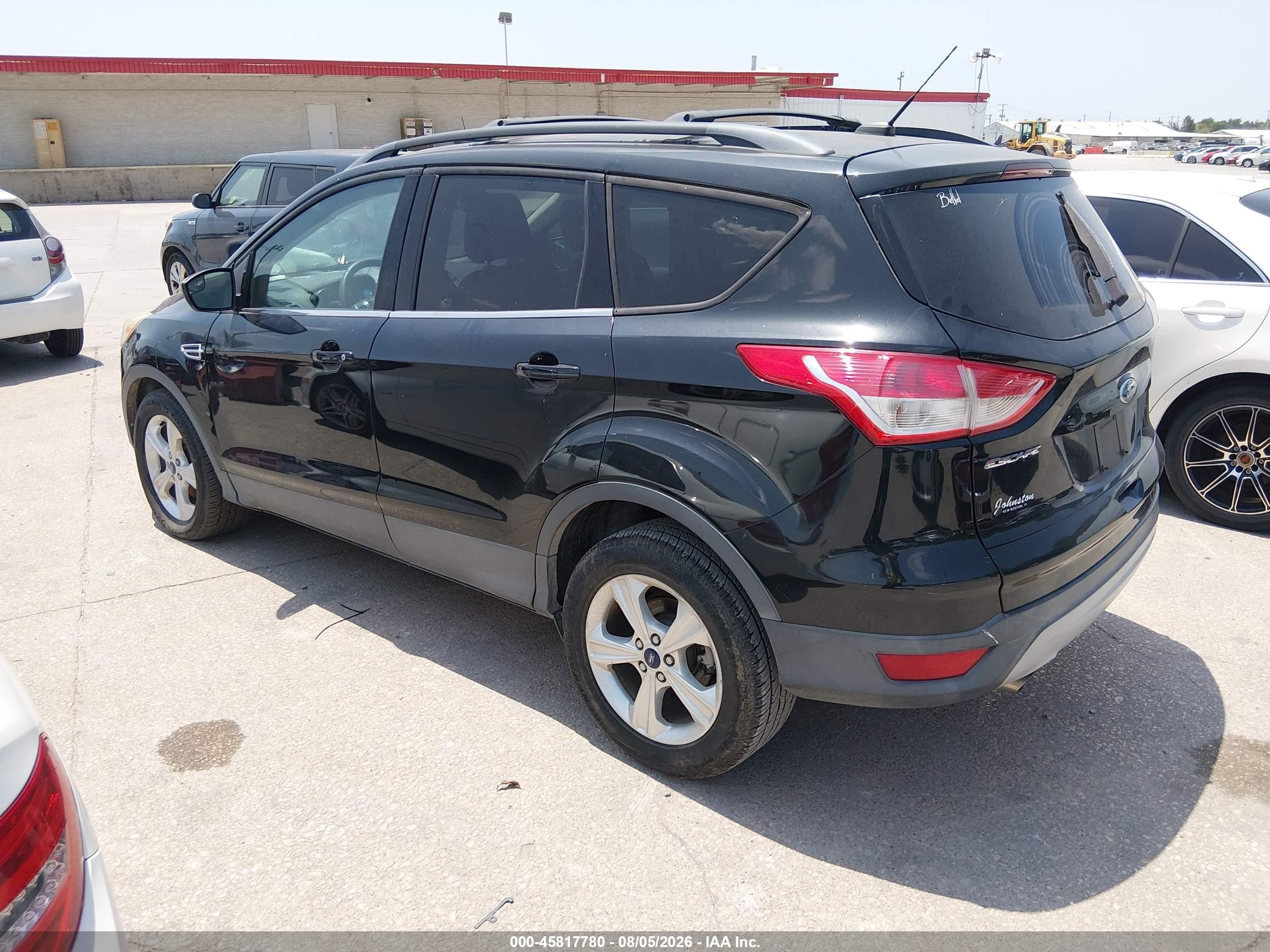 2013 Ford Escape Se Black vin: 1FMCU0GX2DUD48896