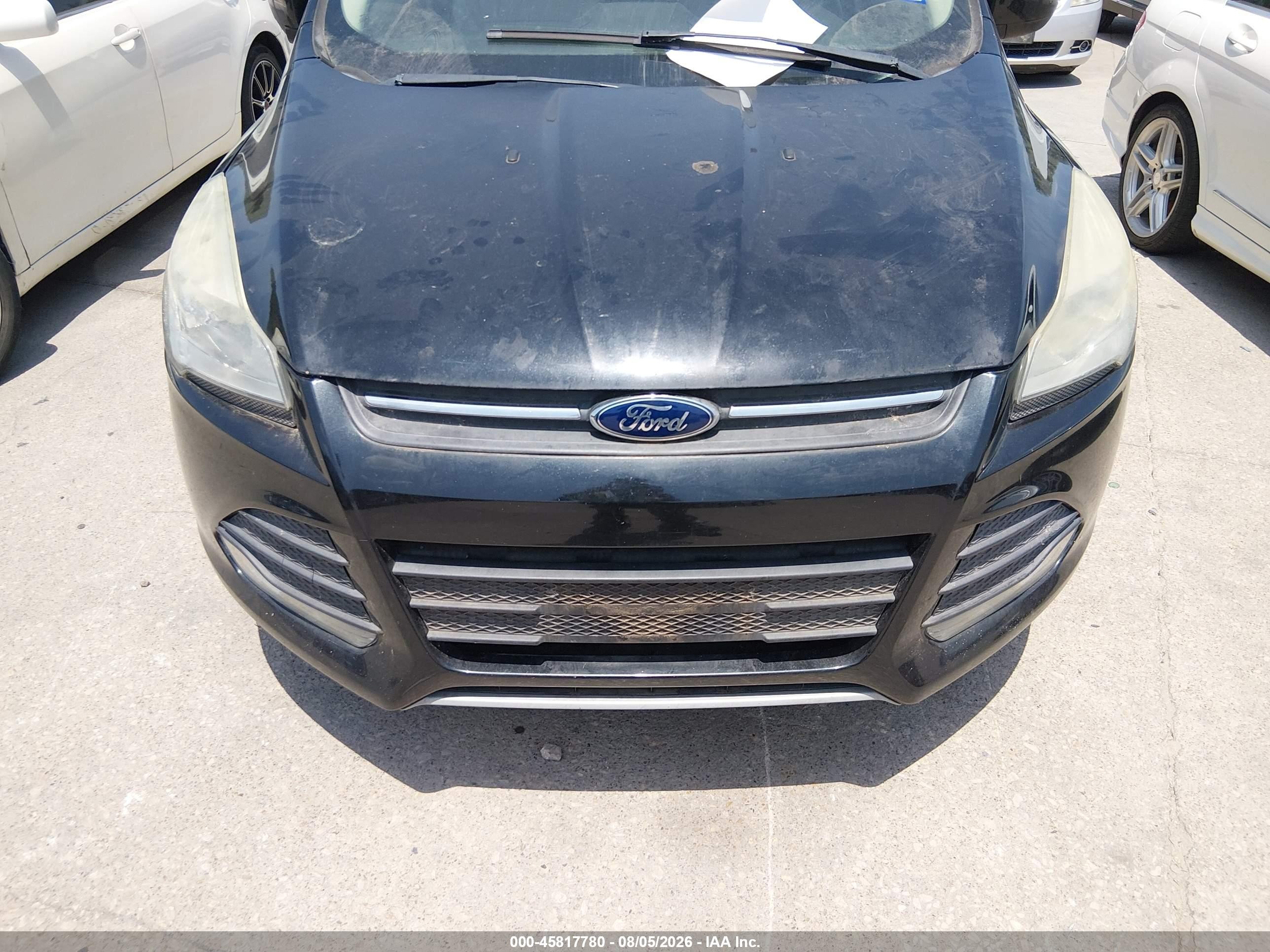2013 Ford Escape Se Black vin: 1FMCU0GX2DUD48896