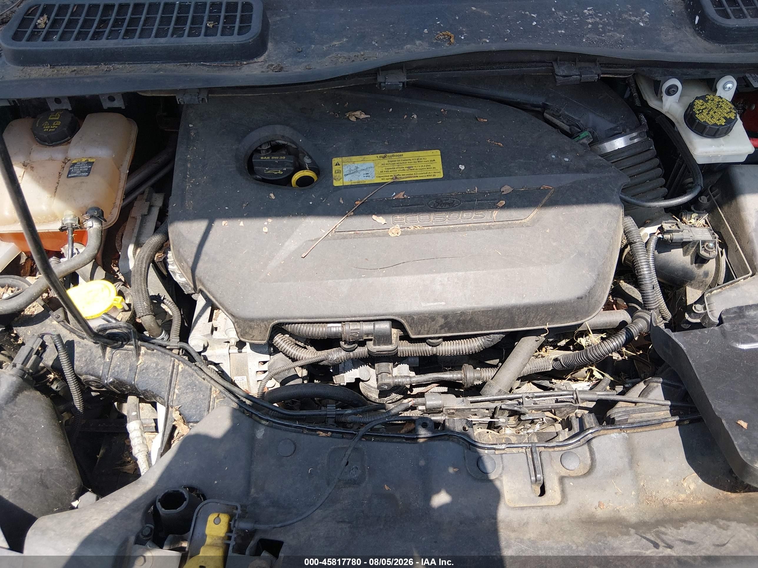 2013 Ford Escape Se Black vin: 1FMCU0GX2DUD48896