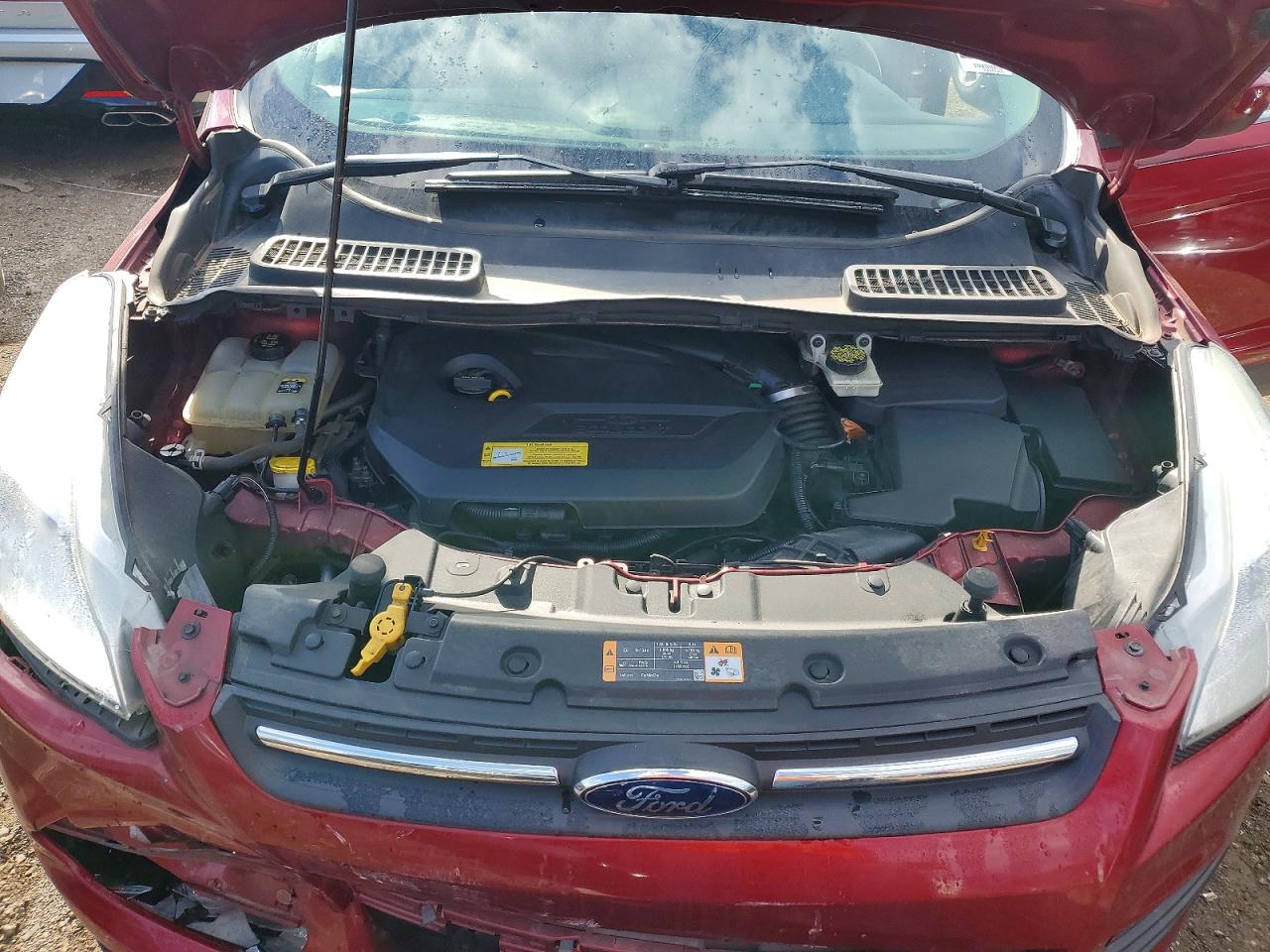 2013 Ford Escape Se Red vin: 1FMCU0GX2DUD63236