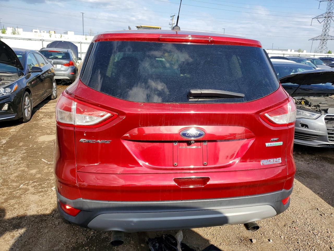 2013 Ford Escape Se Red vin: 1FMCU0GX2DUD63236