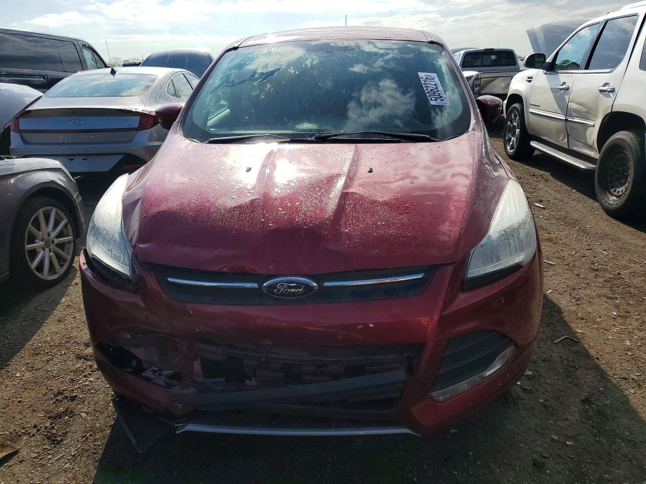 2013 Ford Escape Se Red vin: 1FMCU0GX2DUD63236