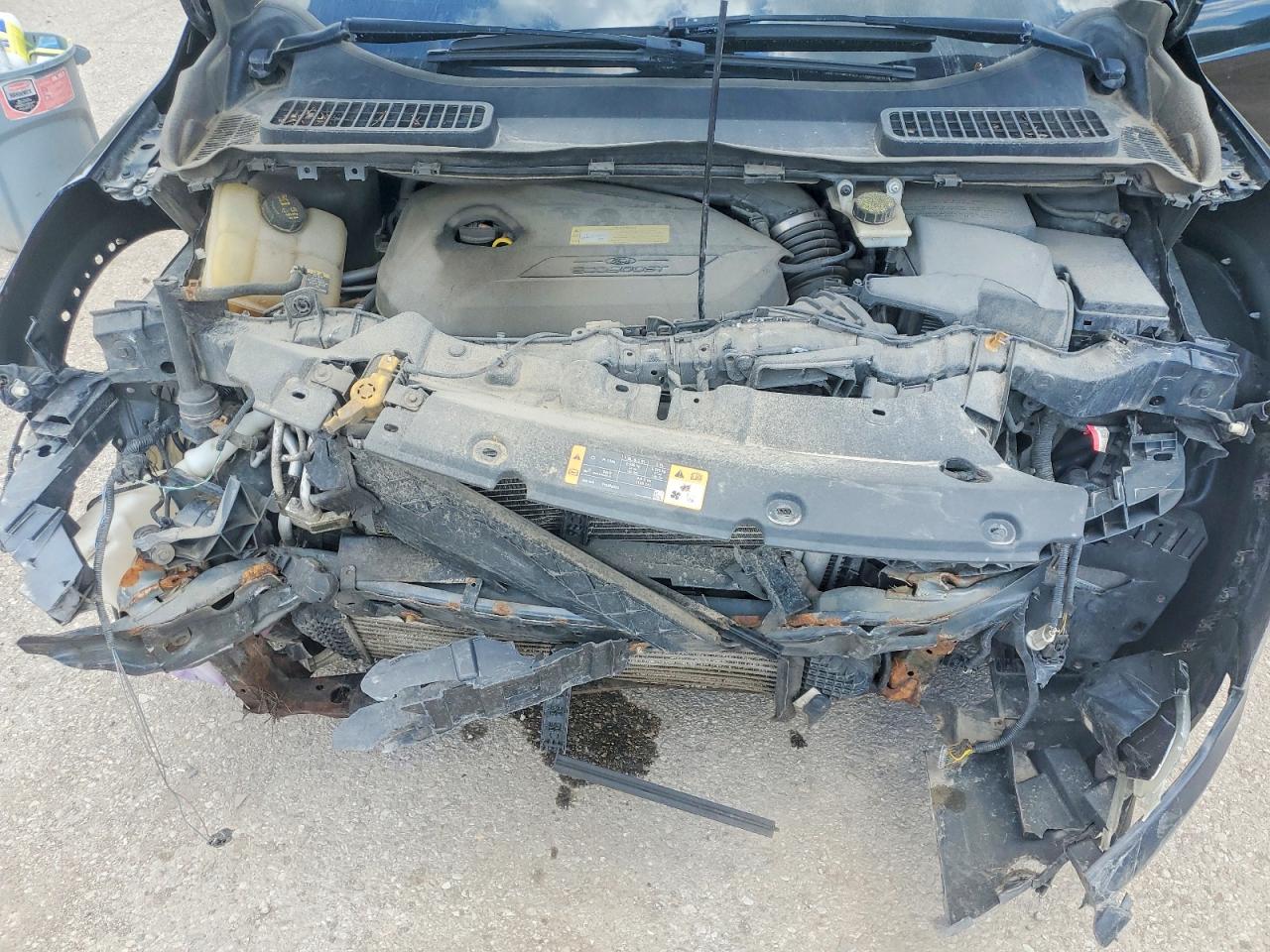 2013 Ford Escape Se Black vin: 1FMCU0GX2DUD74270