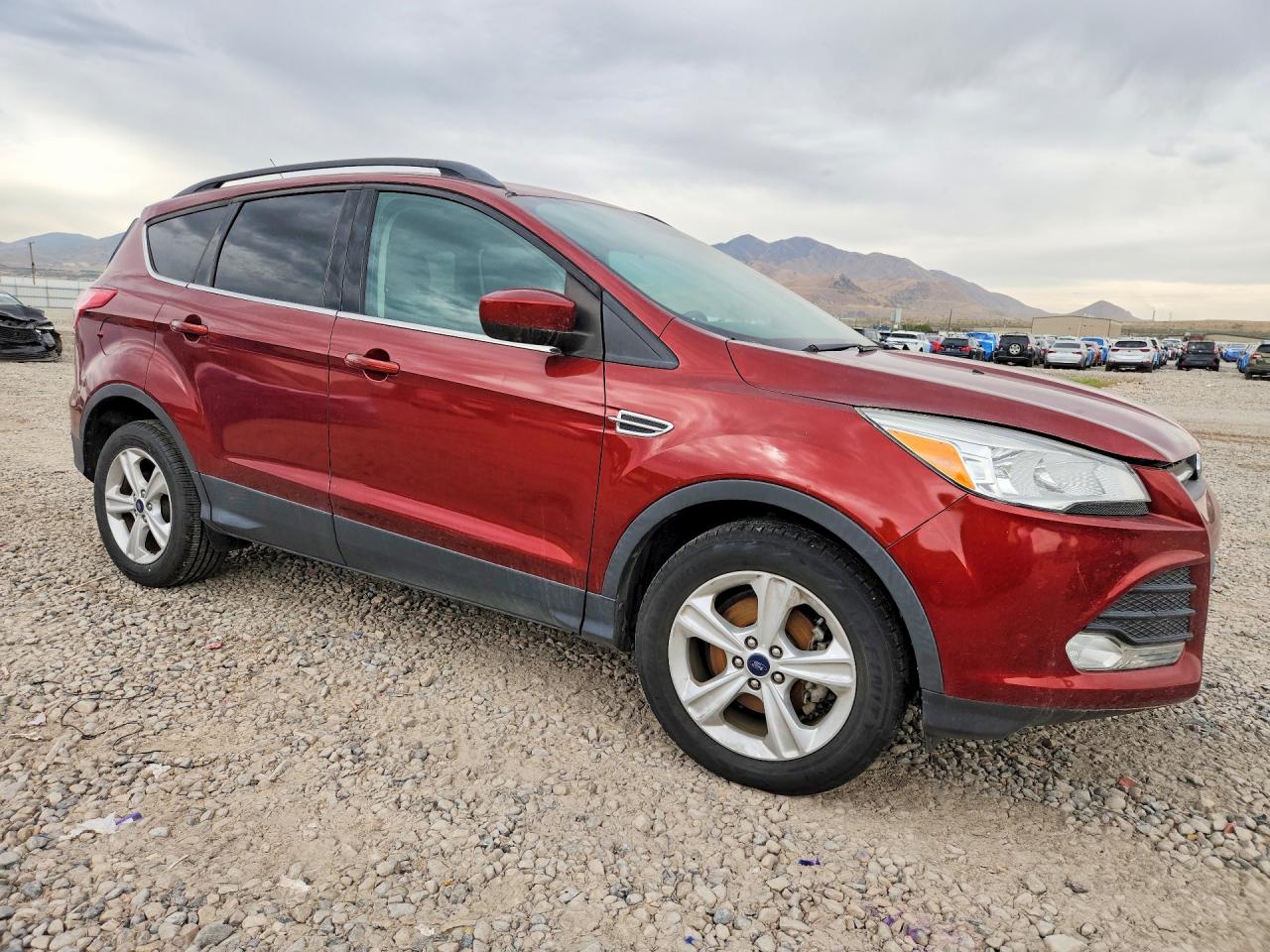 2014 Ford Escape Se Red vin: 1FMCU0GX2EUA13378