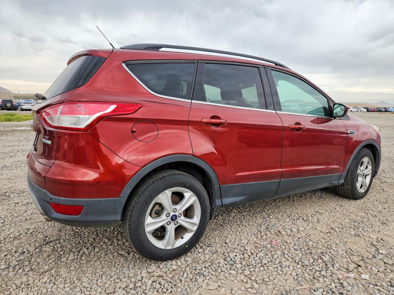 2014 Ford Escape Se Red vin: 1FMCU0GX2EUA13378