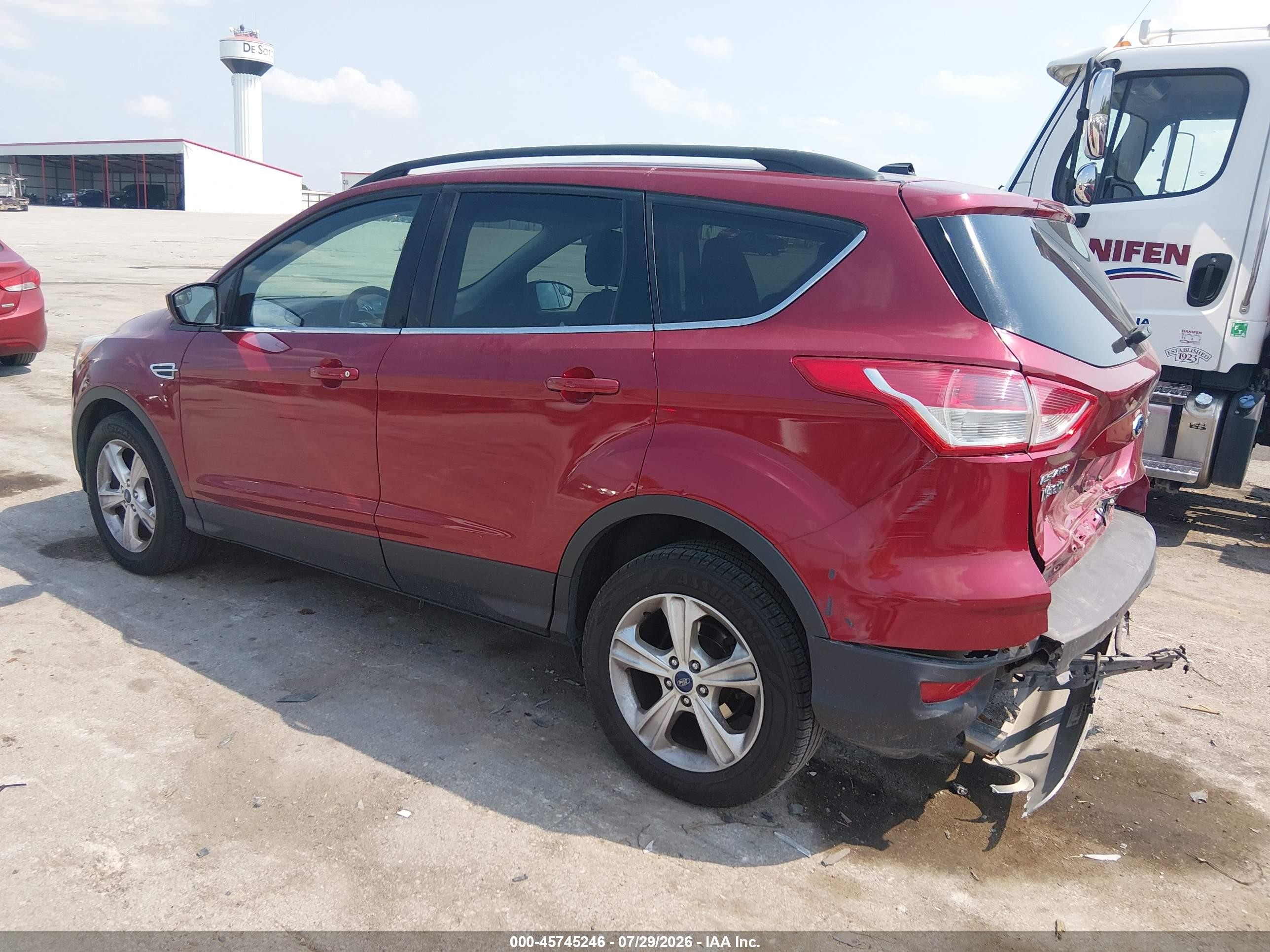 2014 Ford Escape Se Red vin: 1FMCU0GX2EUA28138
