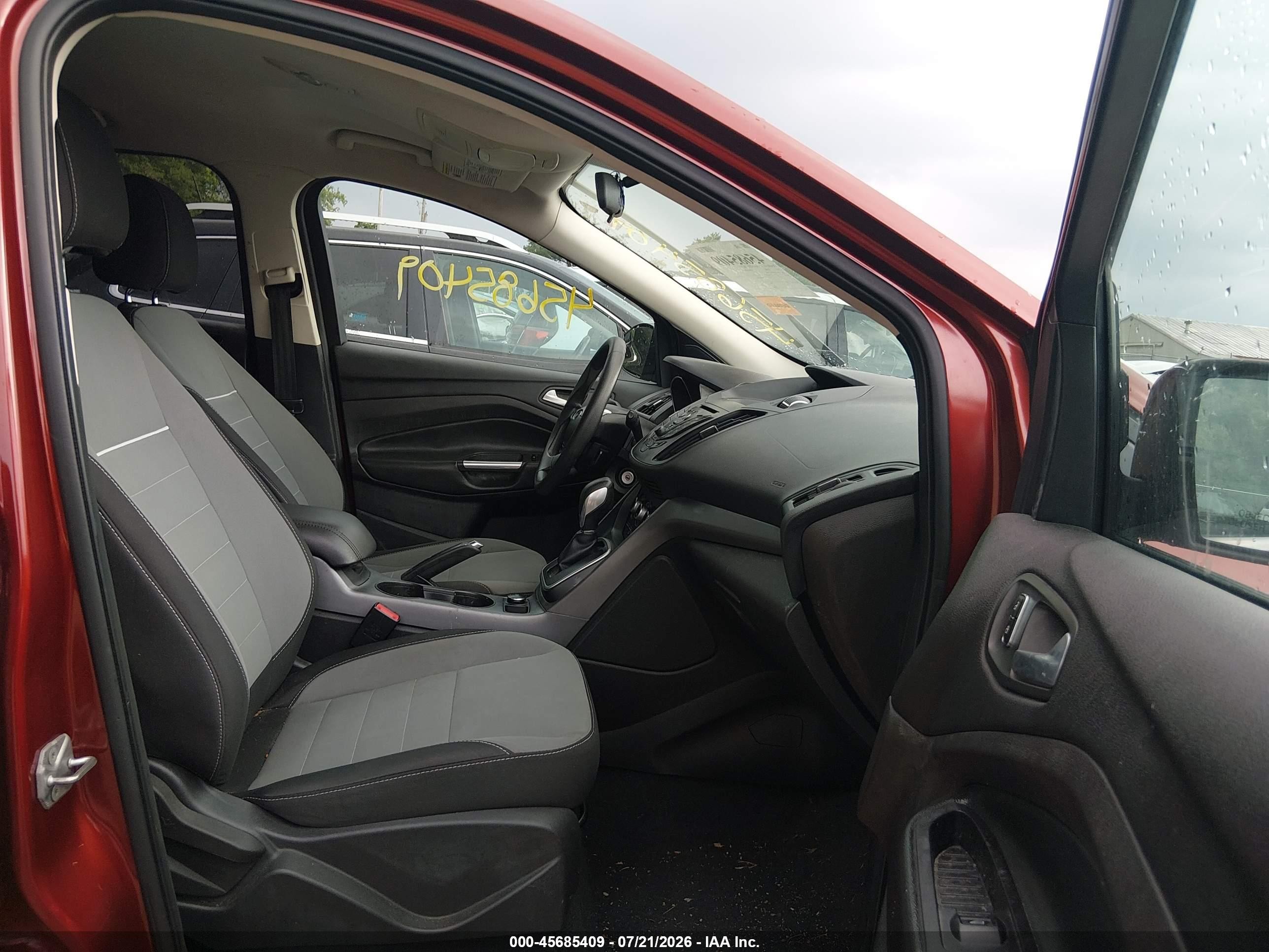 2014 Ford Escape Se Red vin: 1FMCU0GX2EUA49846