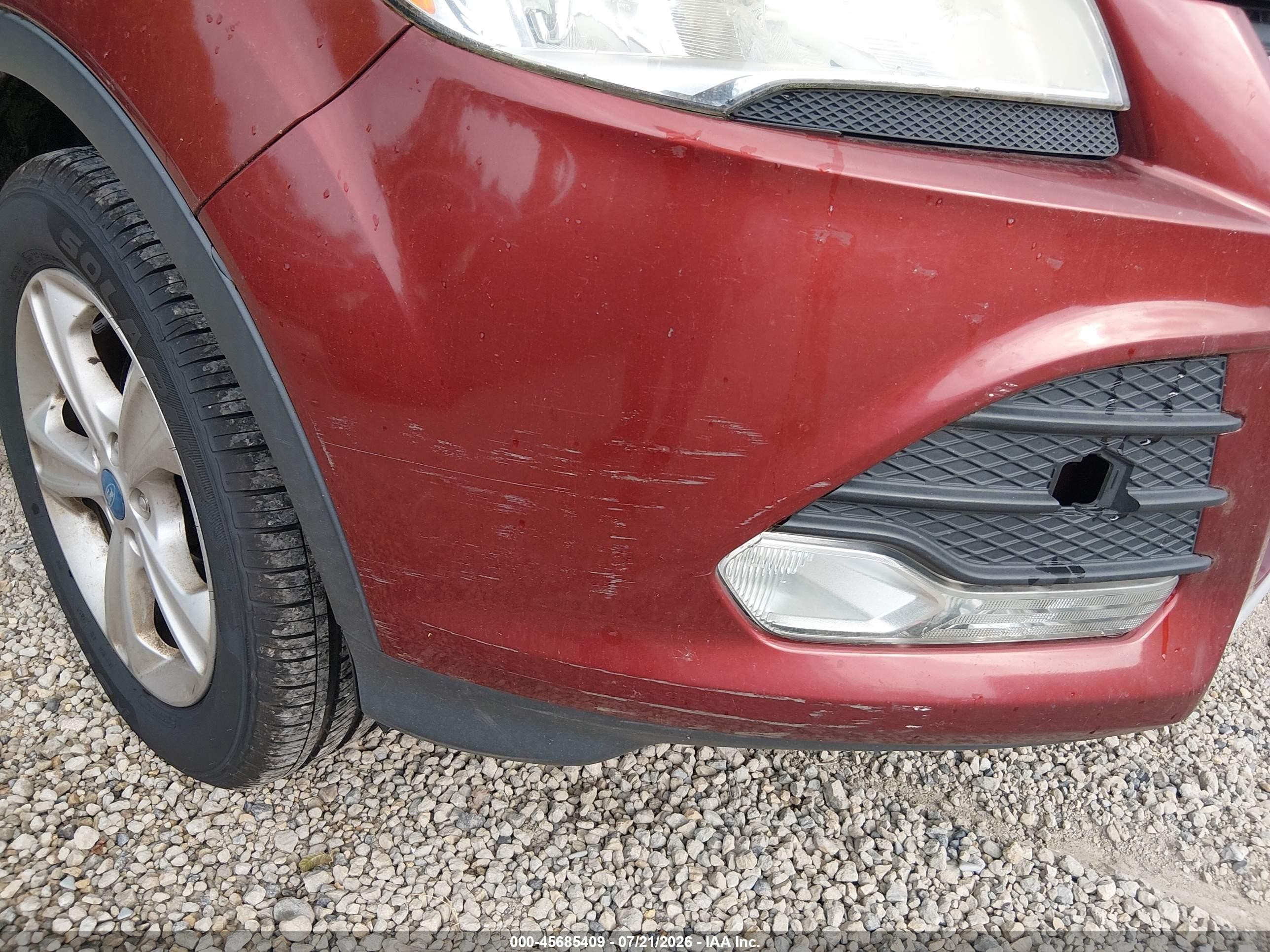 2014 Ford Escape Se Red vin: 1FMCU0GX2EUA49846
