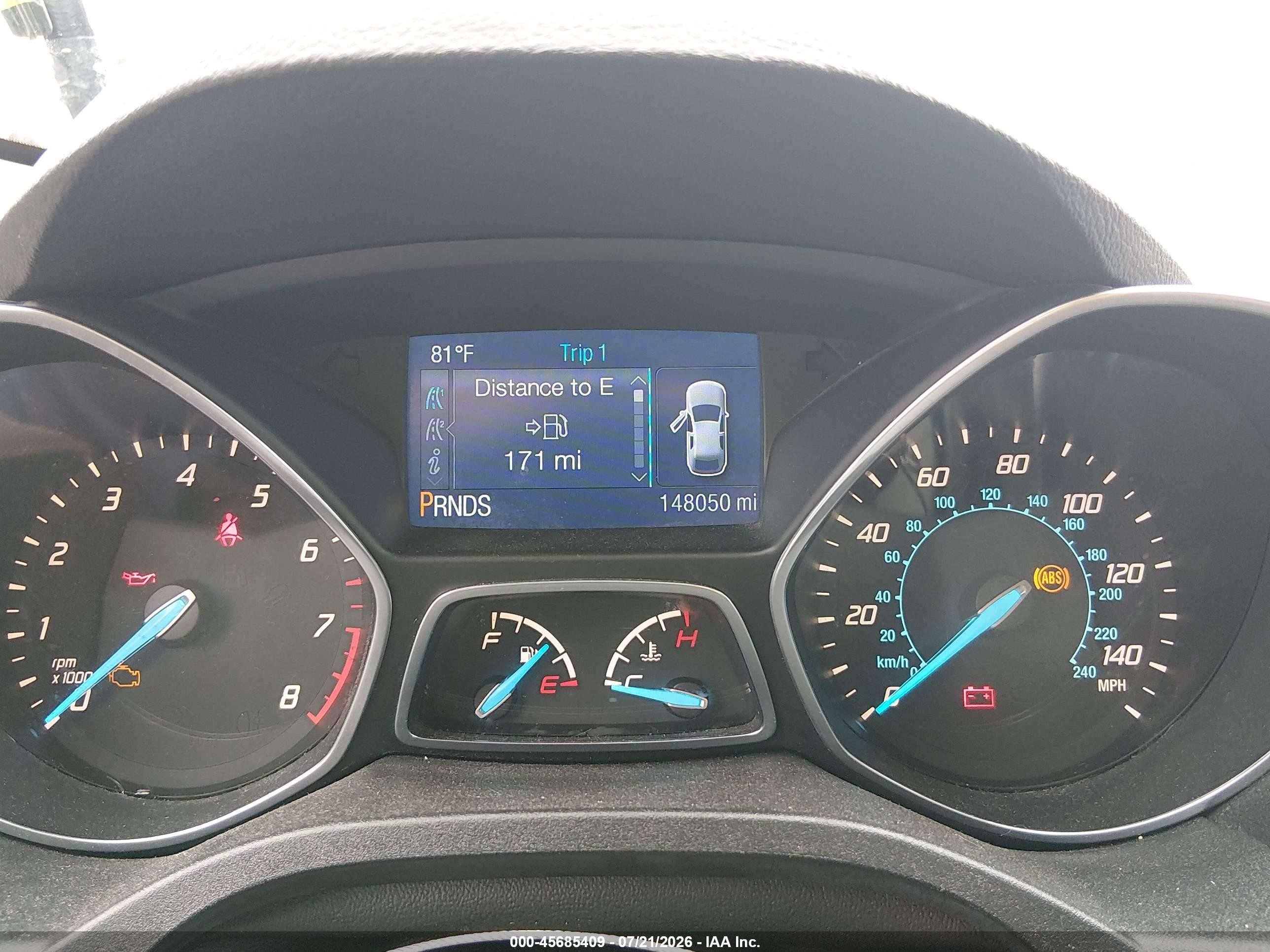 2014 Ford Escape Se Red vin: 1FMCU0GX2EUA49846
