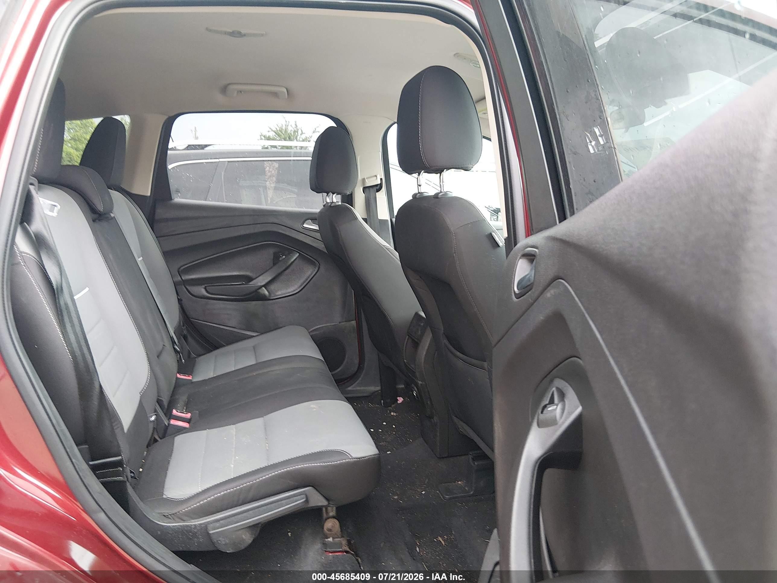 2014 Ford Escape Se Red vin: 1FMCU0GX2EUA49846