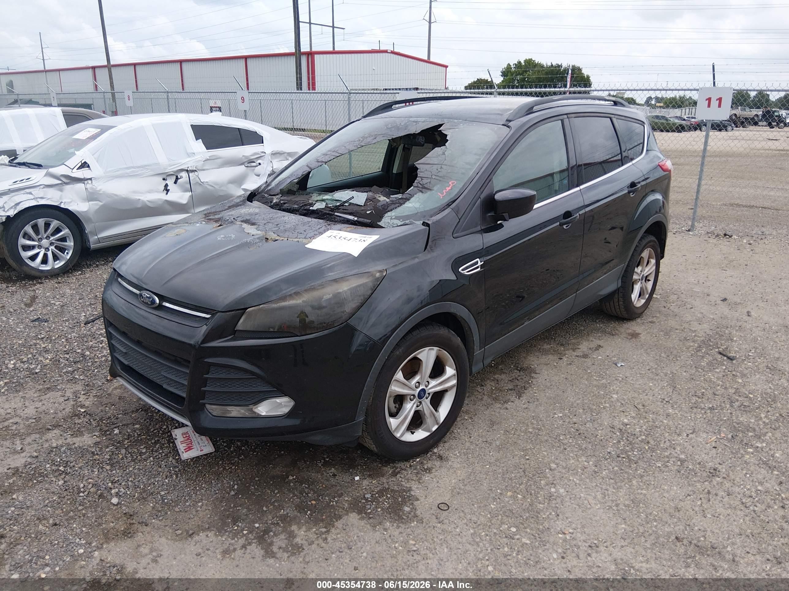 2014 Ford Escape Se Черный vin: 1FMCU0GX2EUA66596