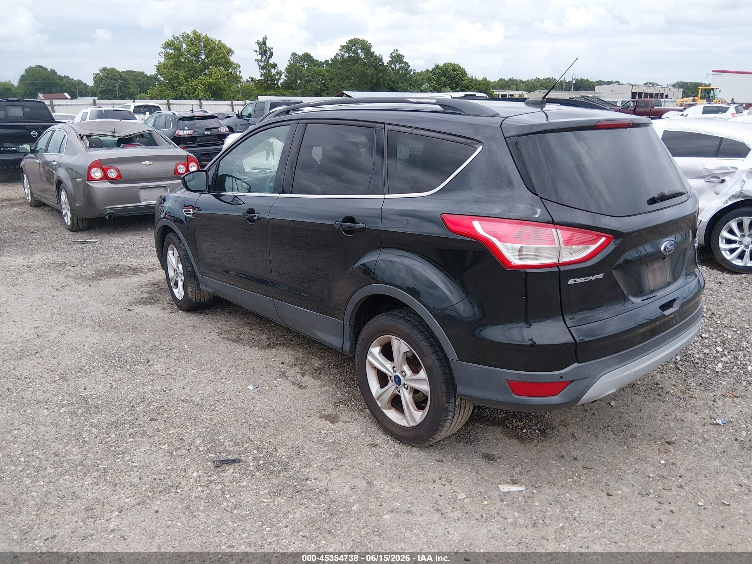 2014 Ford Escape Se Черный vin: 1FMCU0GX2EUA66596