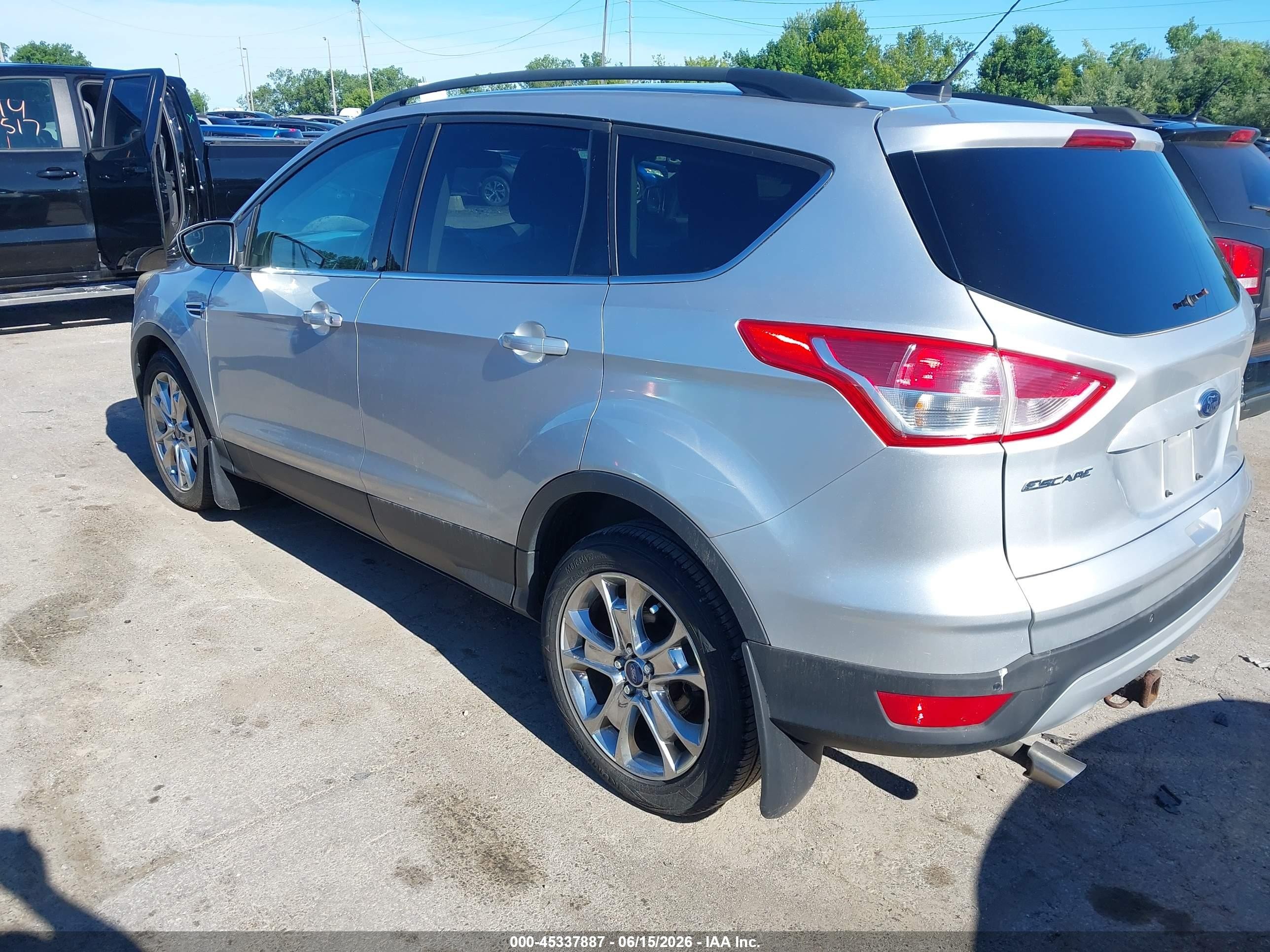 2014 Ford Escape Se Silver vin: 1FMCU0GX2EUA69031
