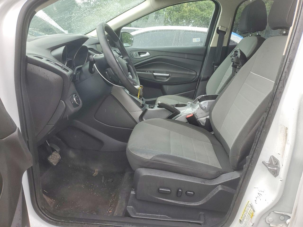 2014 Ford Escape Se White vin: 1FMCU0GX2EUB40423