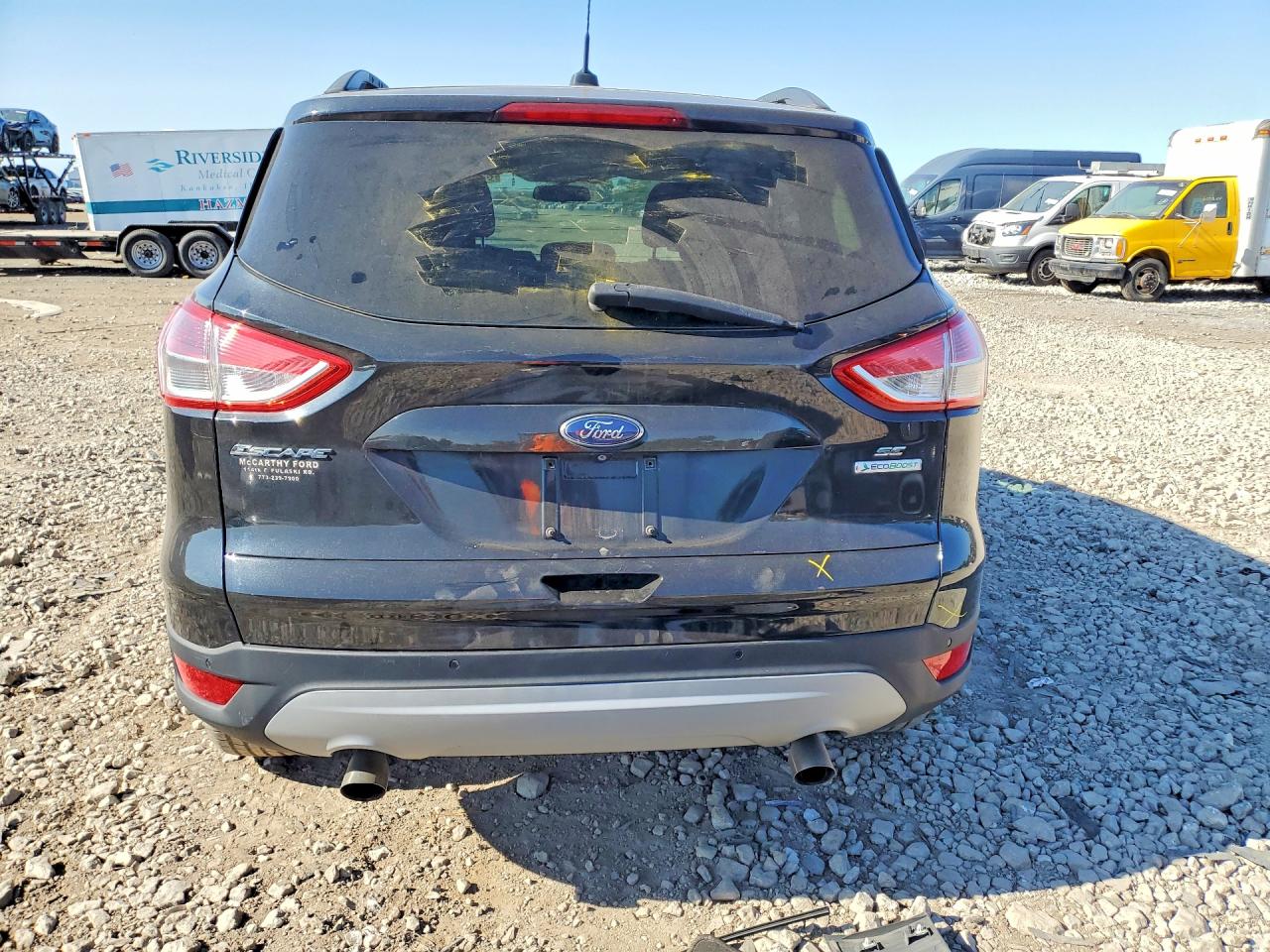 2014 Ford Escape Se Черный vin: 1FMCU0GX2EUB40700