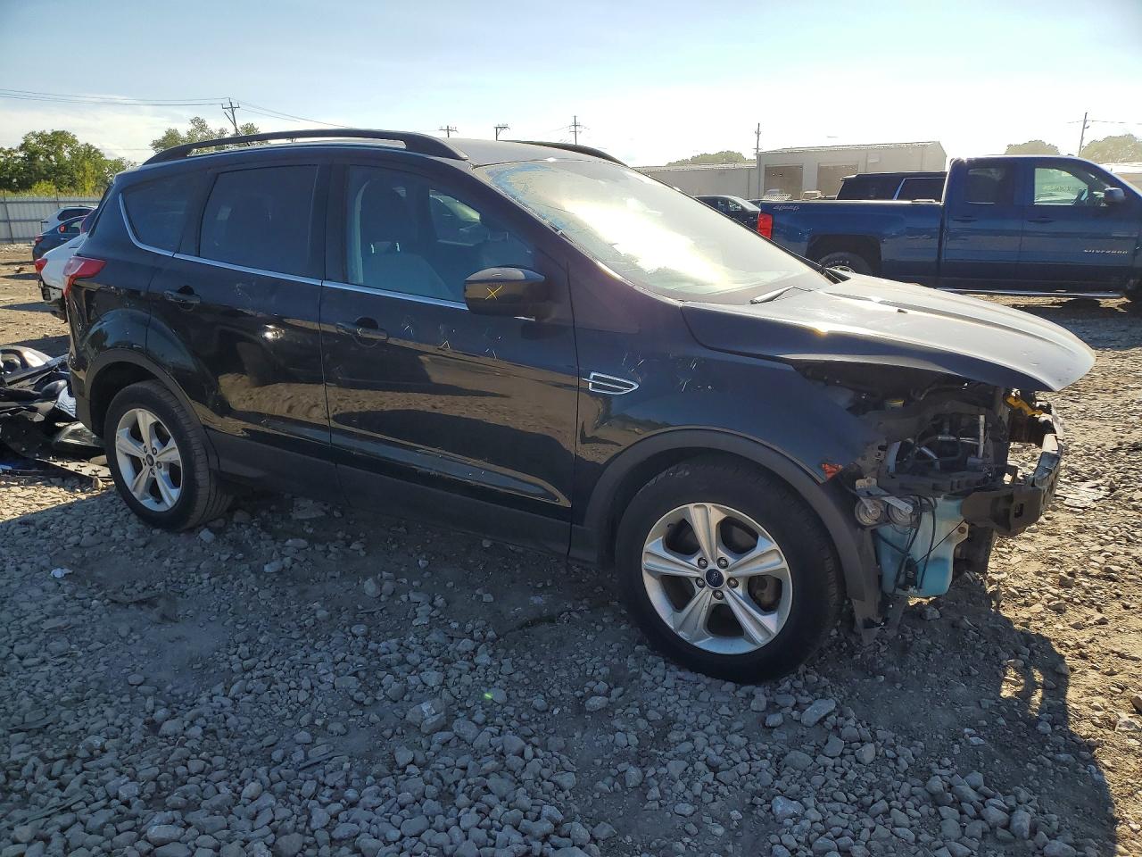 2014 Ford Escape Se Черный vin: 1FMCU0GX2EUB40700