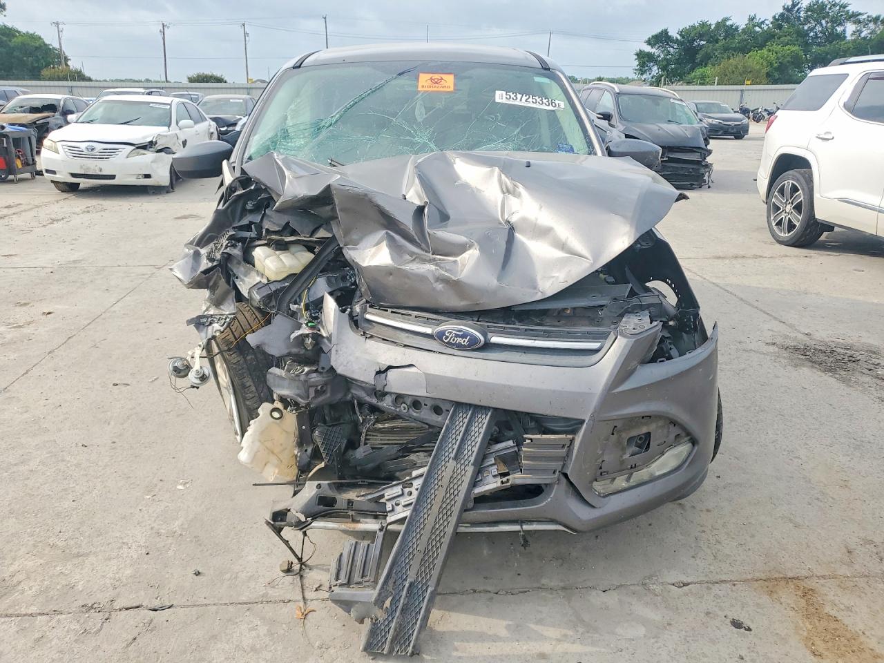 2014 Ford Escape Se Серый vin: 1FMCU0GX2EUB44620