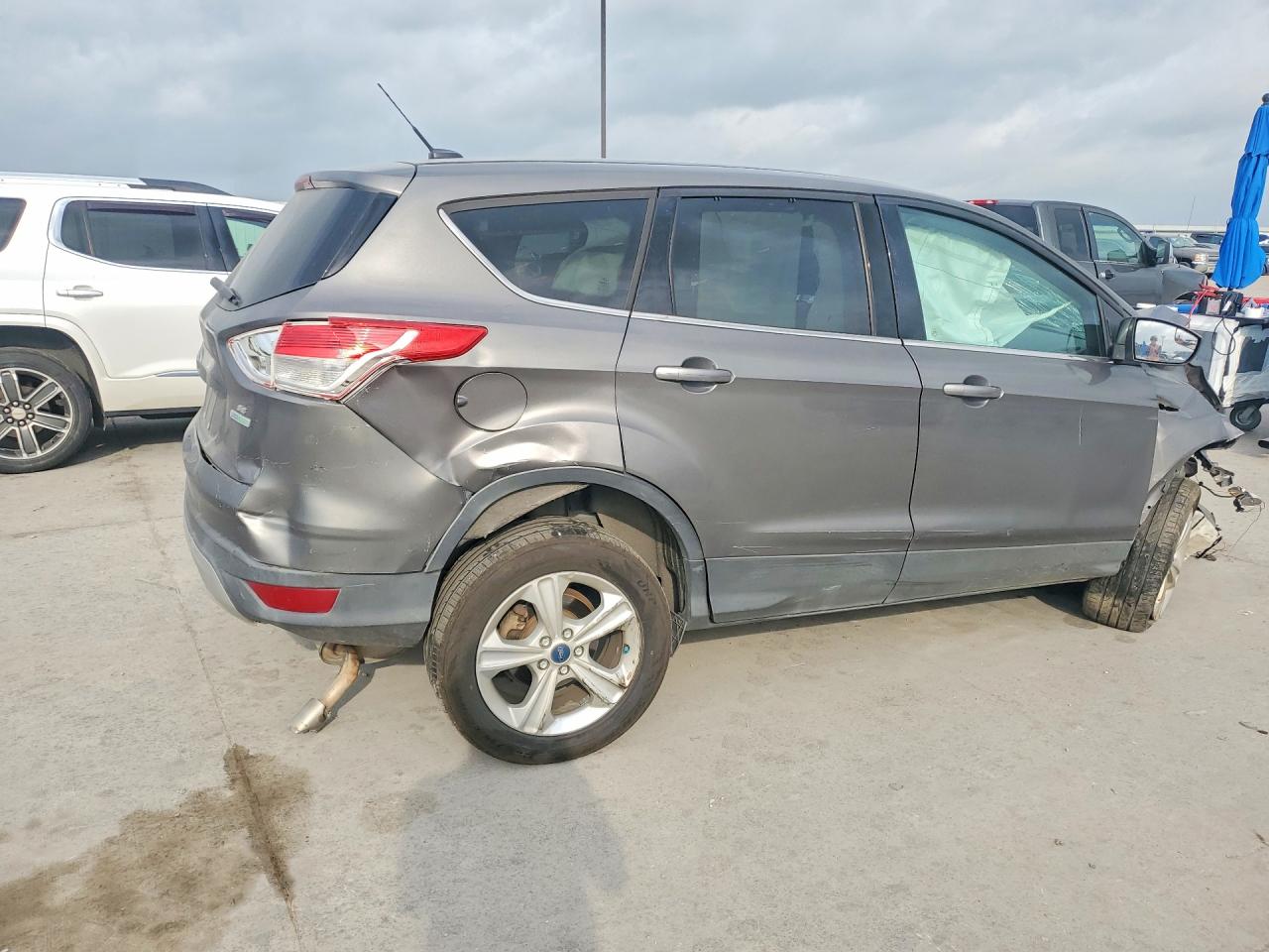2014 Ford Escape Se Серый vin: 1FMCU0GX2EUB44620