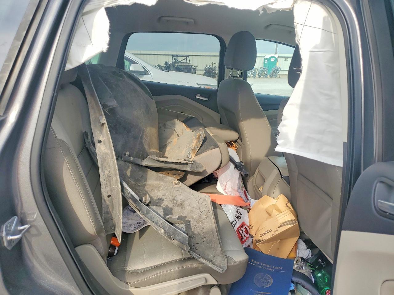 2014 Ford Escape Se Серый vin: 1FMCU0GX2EUB44620