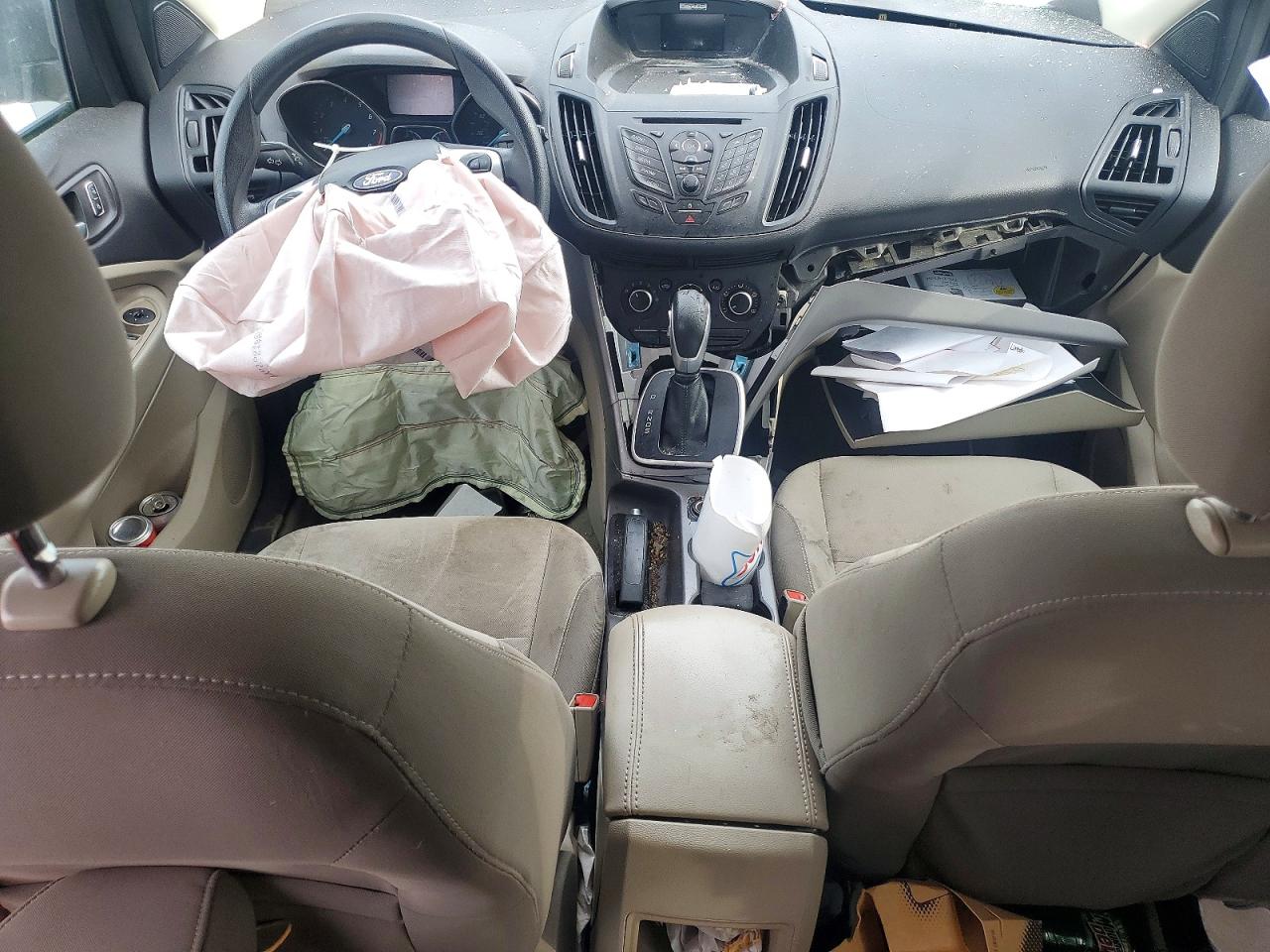 2014 Ford Escape Se Серый vin: 1FMCU0GX2EUB44620