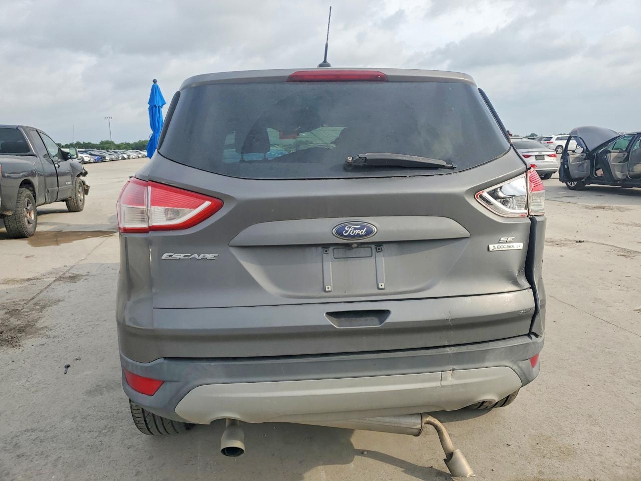 2014 Ford Escape Se Серый vin: 1FMCU0GX2EUB44620