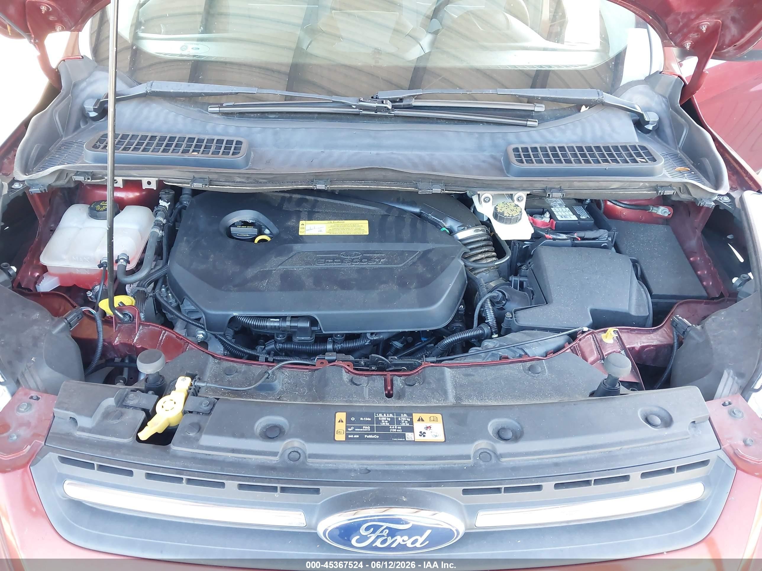 2014 Ford Escape Se Темно-бордовый vin: 1FMCU0GX2EUB56413