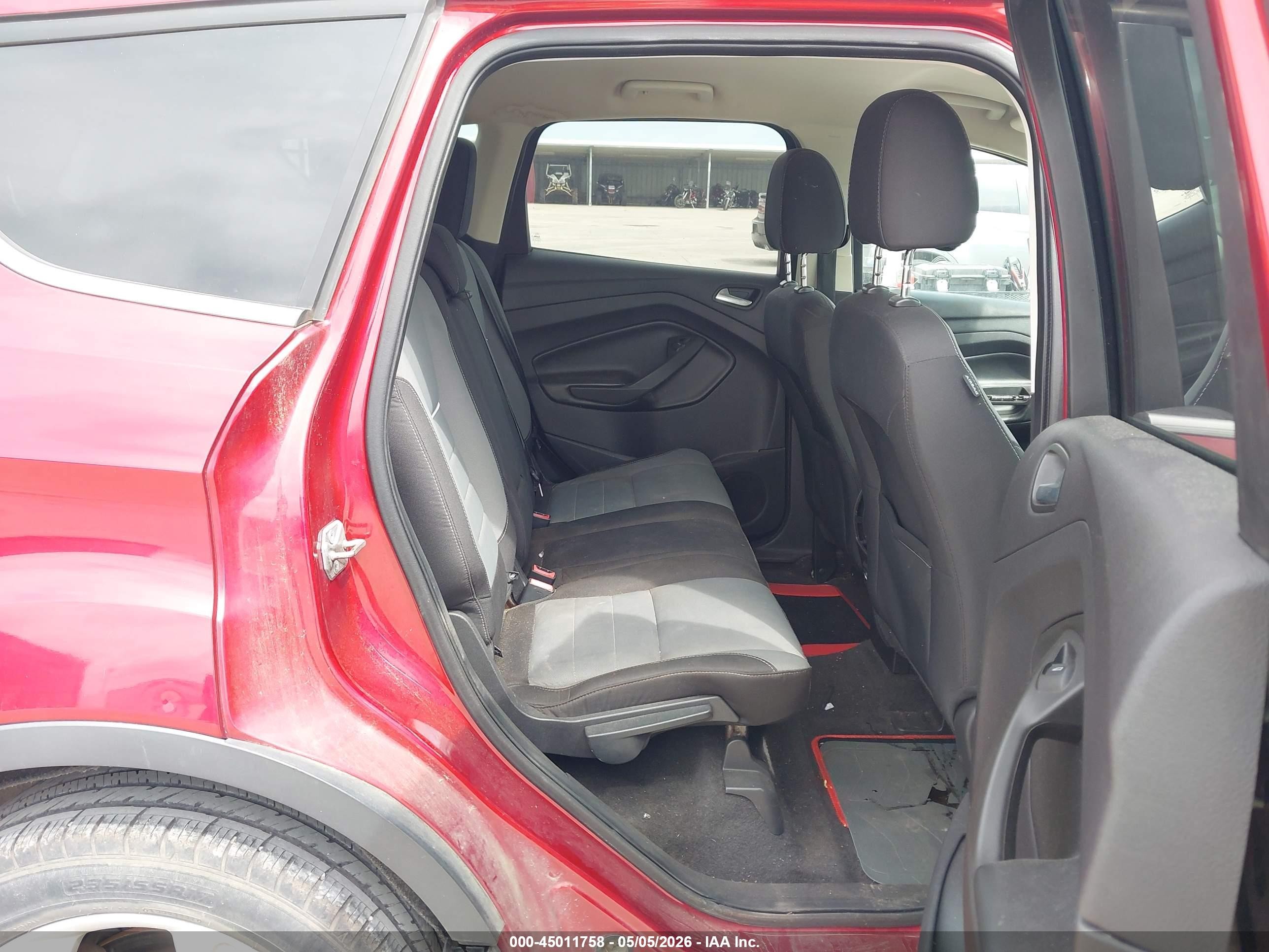 2014 Ford Escape Se Red vin: 1FMCU0GX2EUB61756