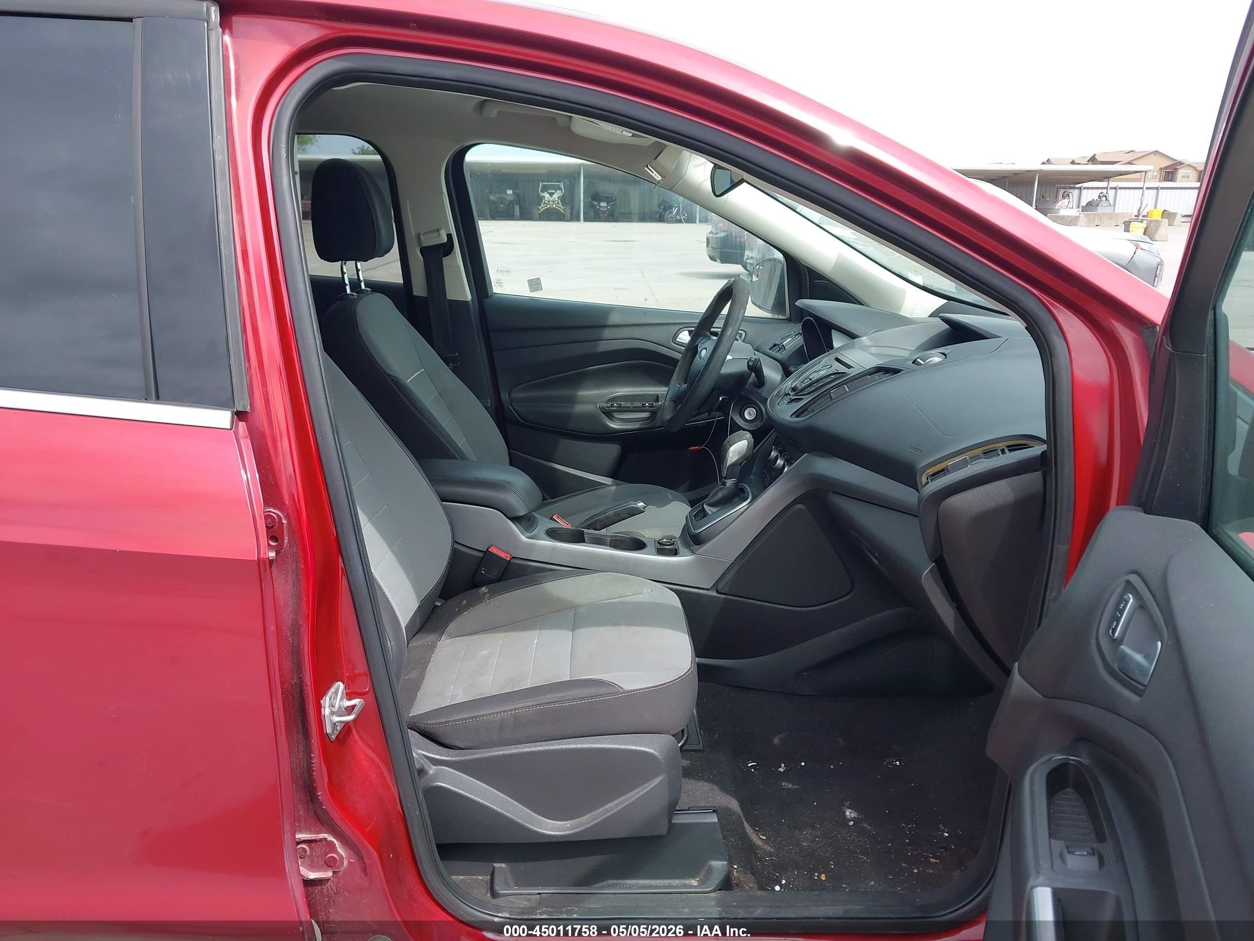 2014 Ford Escape Se Red vin: 1FMCU0GX2EUB61756