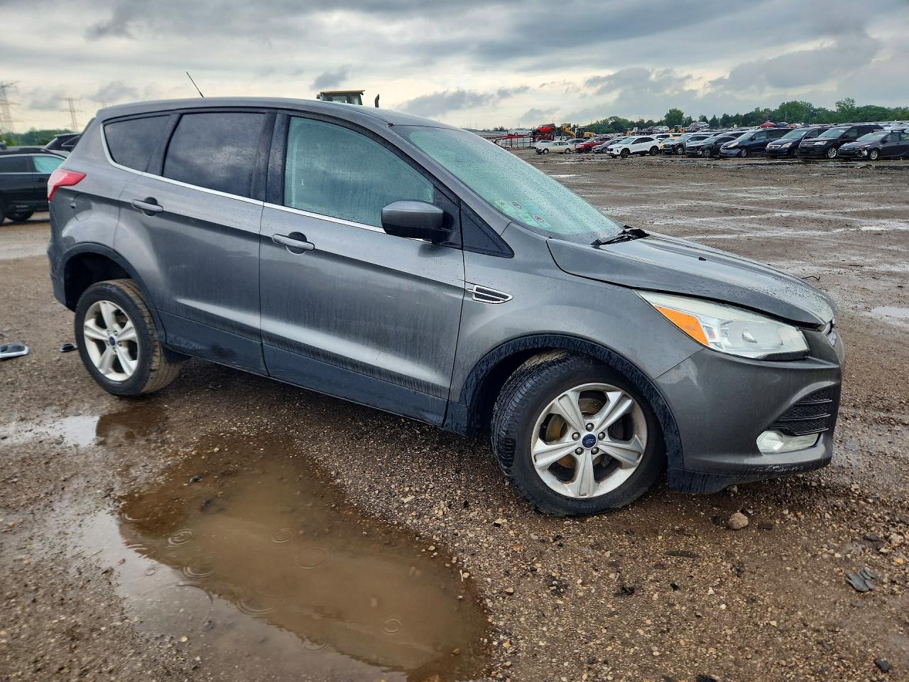 2014 Ford Escape Se Gray vin: 1FMCU0GX2EUB77083