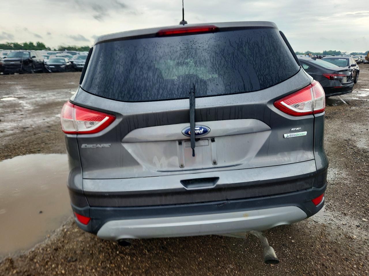2014 Ford Escape Se Gray vin: 1FMCU0GX2EUB77083