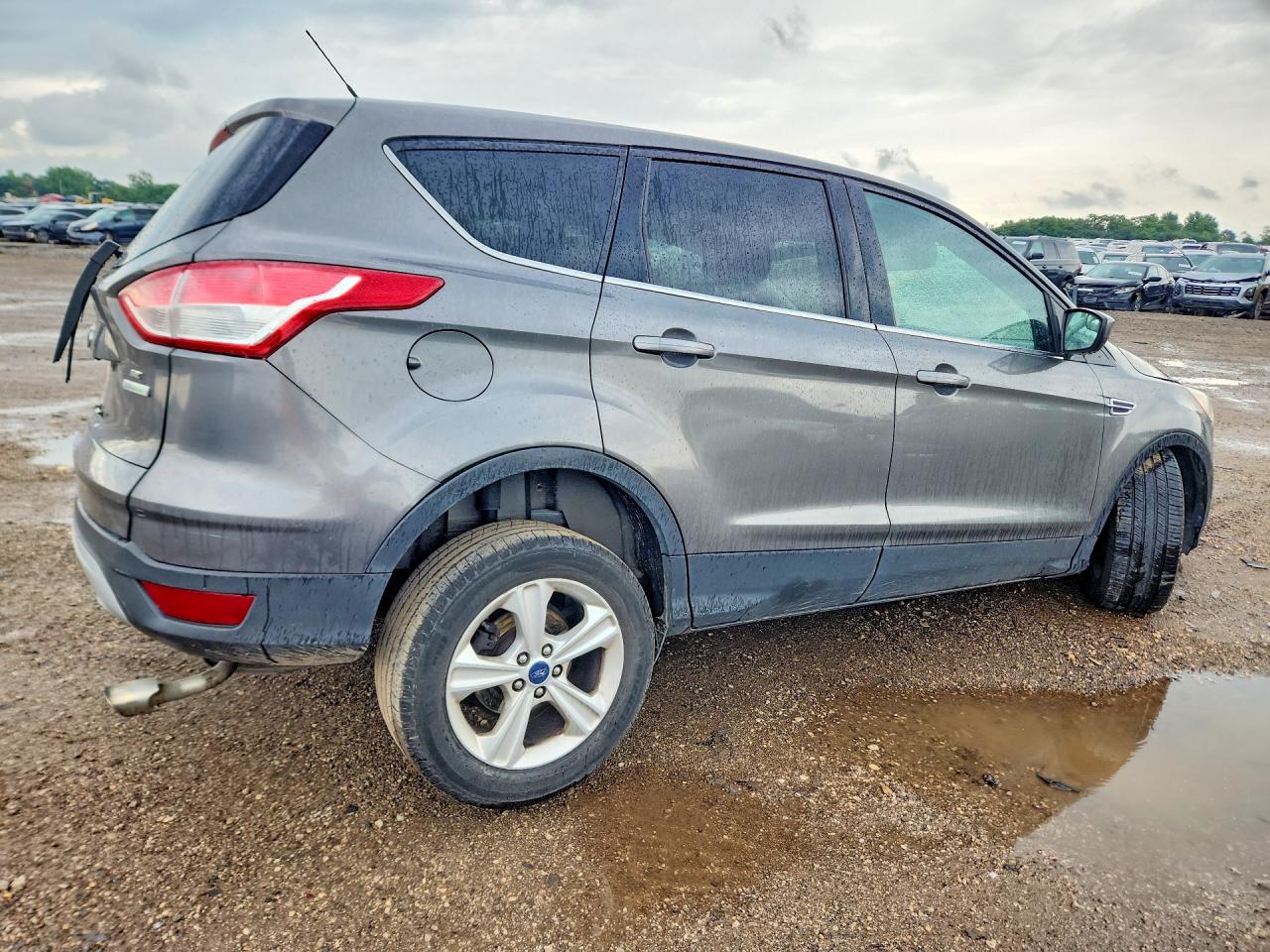 2014 Ford Escape Se Gray vin: 1FMCU0GX2EUB77083