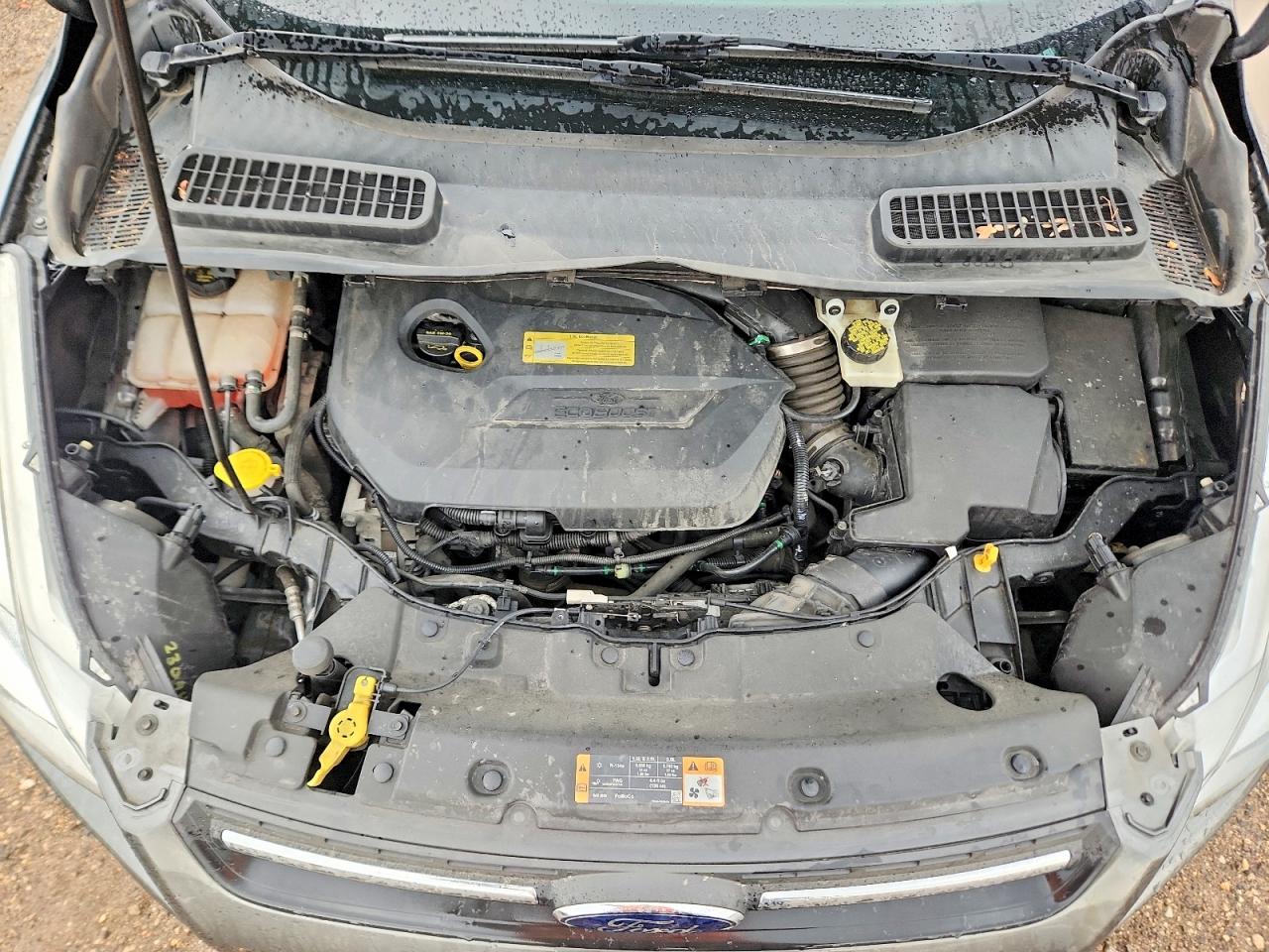 2014 Ford Escape Se Gray vin: 1FMCU0GX2EUB77083