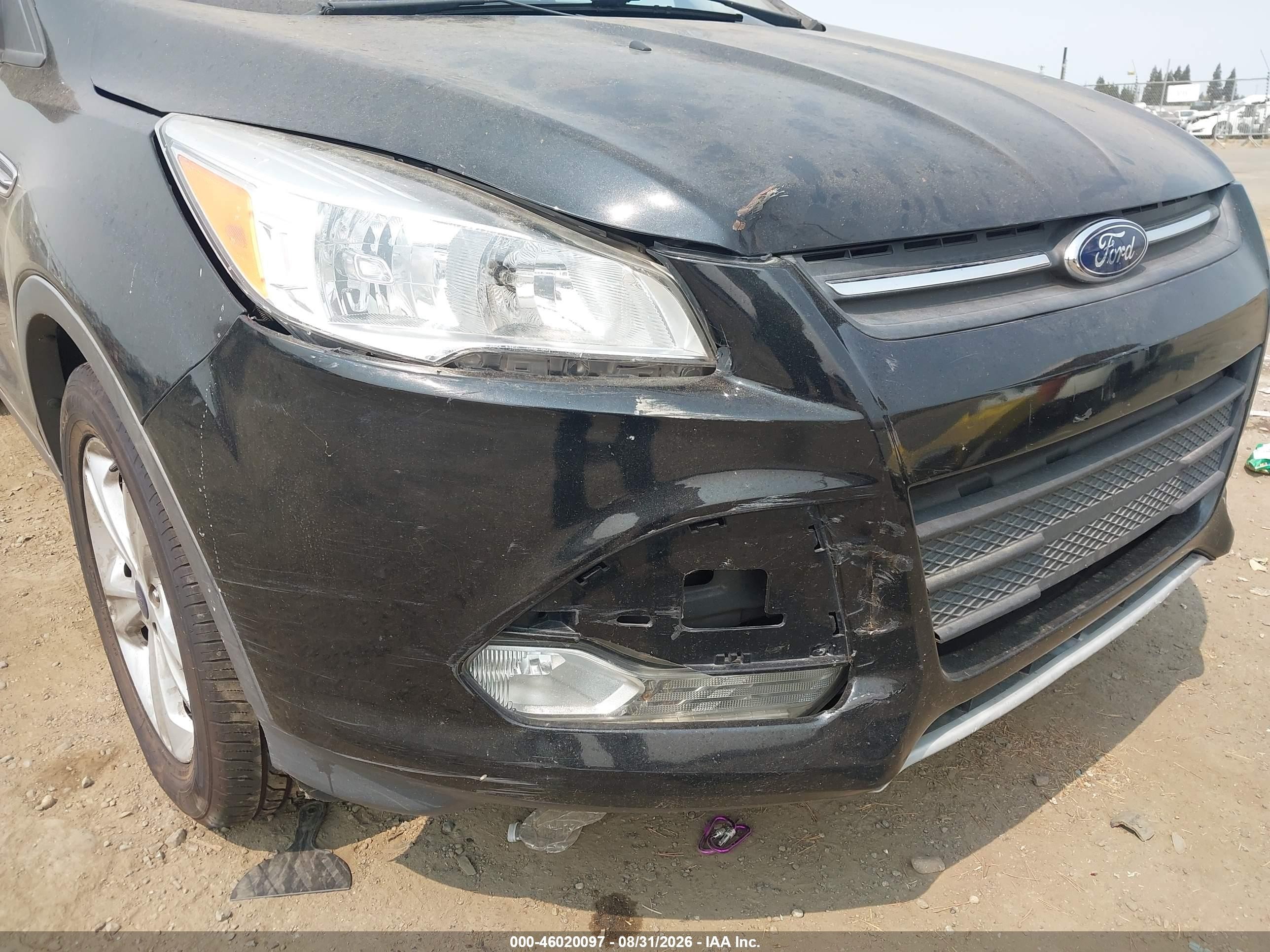 2014 Ford Escape Se Black vin: 1FMCU0GX2EUB85068