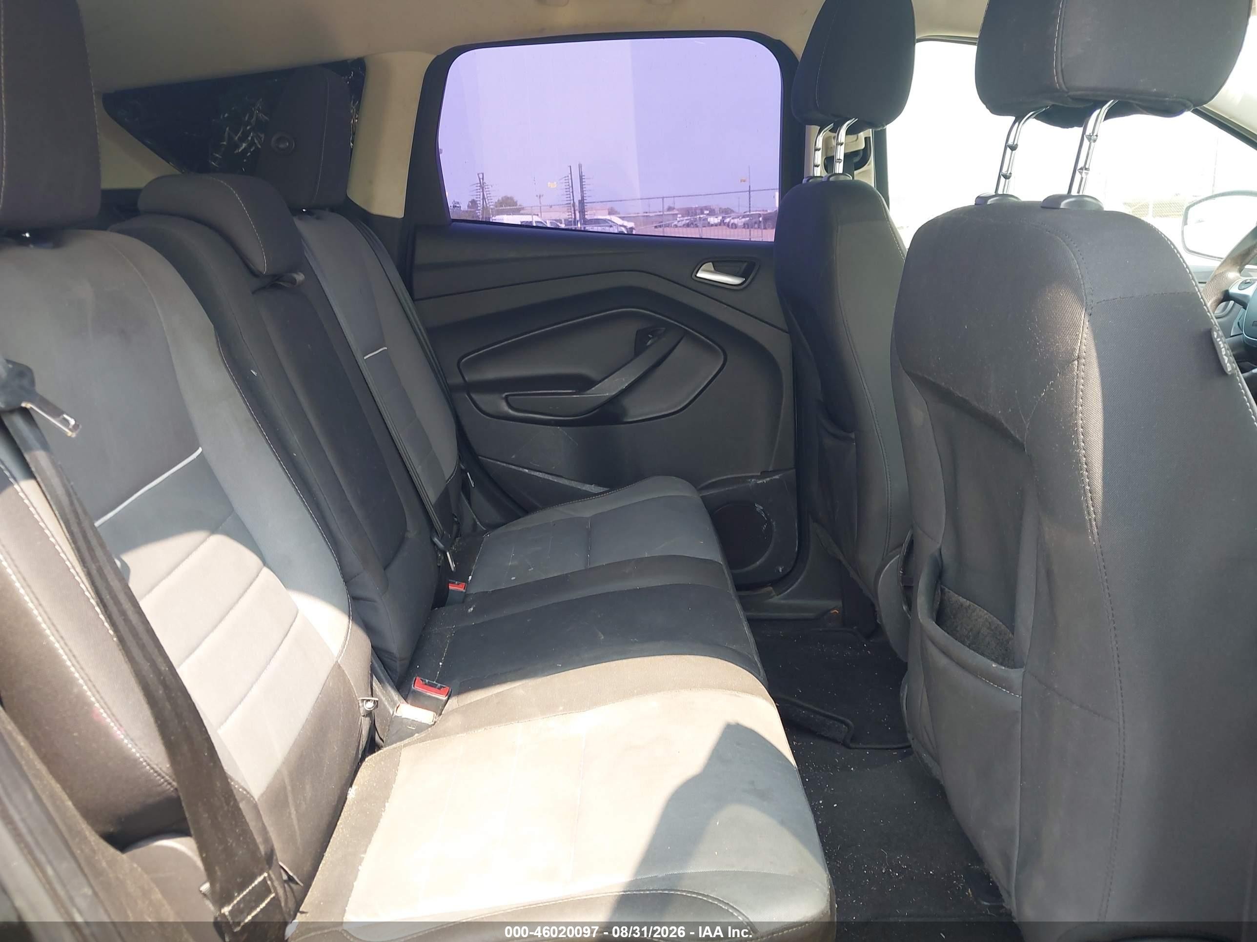 2014 Ford Escape Se Black vin: 1FMCU0GX2EUB85068