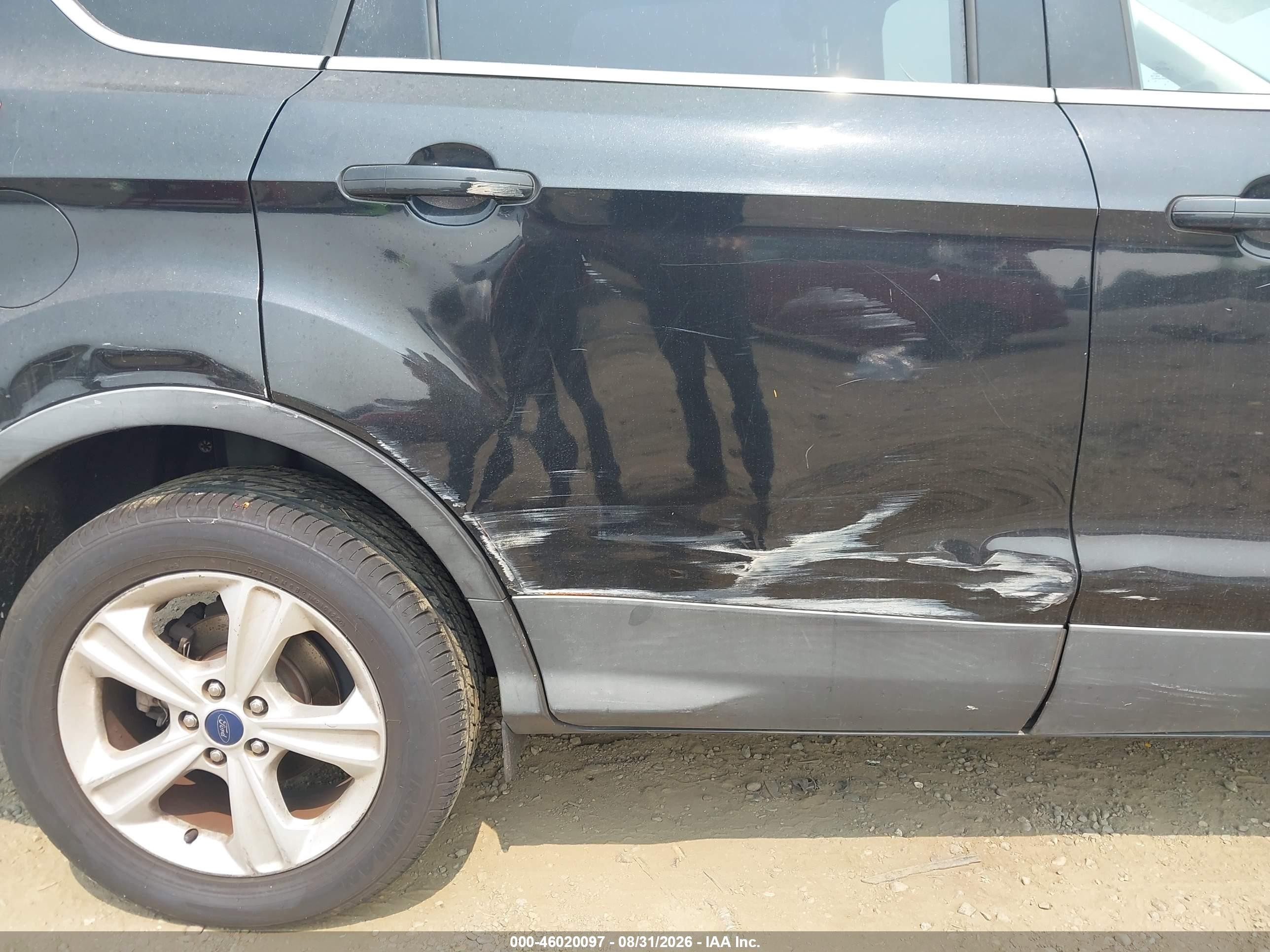 2014 Ford Escape Se Black vin: 1FMCU0GX2EUB85068
