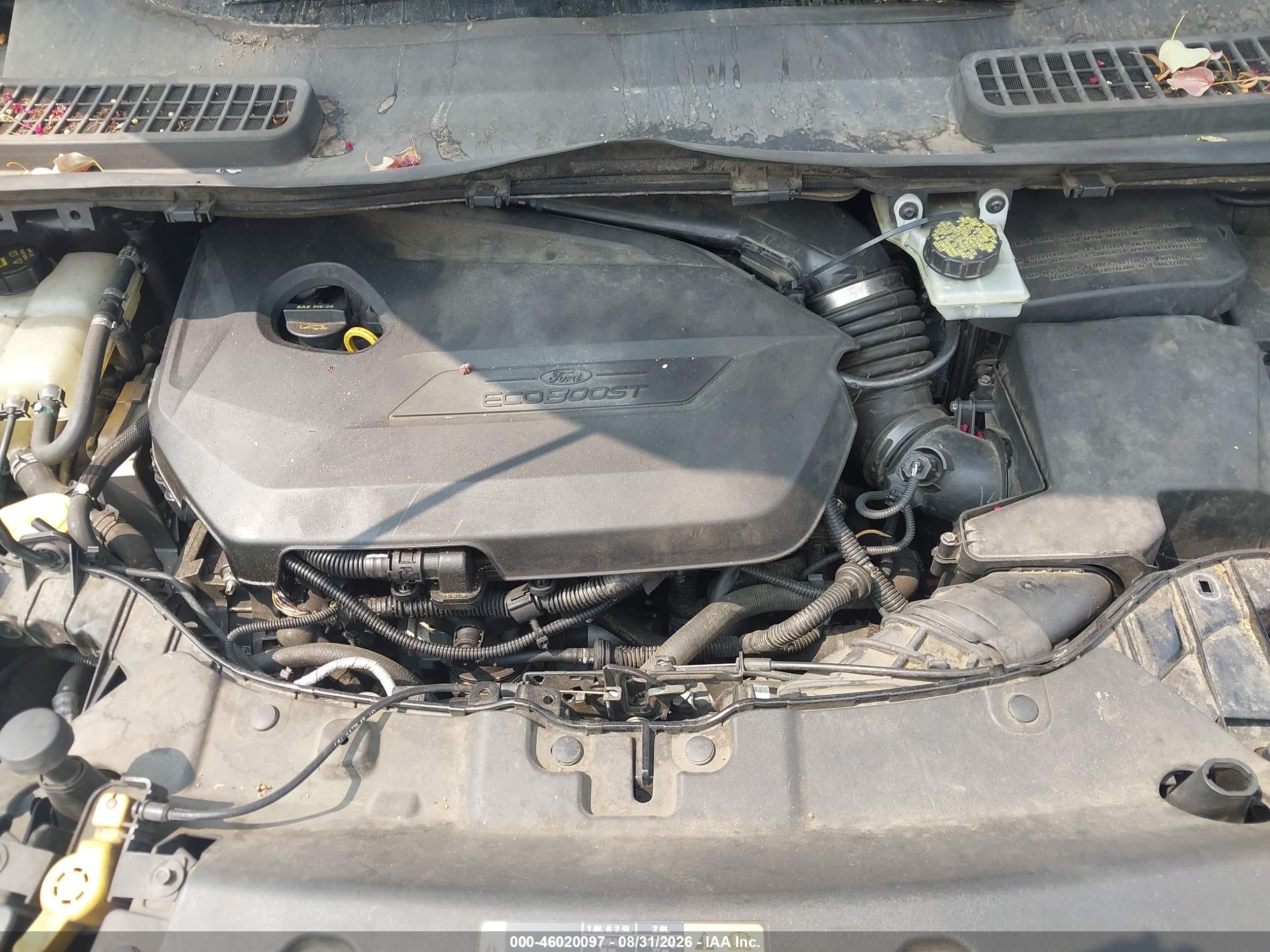 2014 Ford Escape Se Black vin: 1FMCU0GX2EUB85068