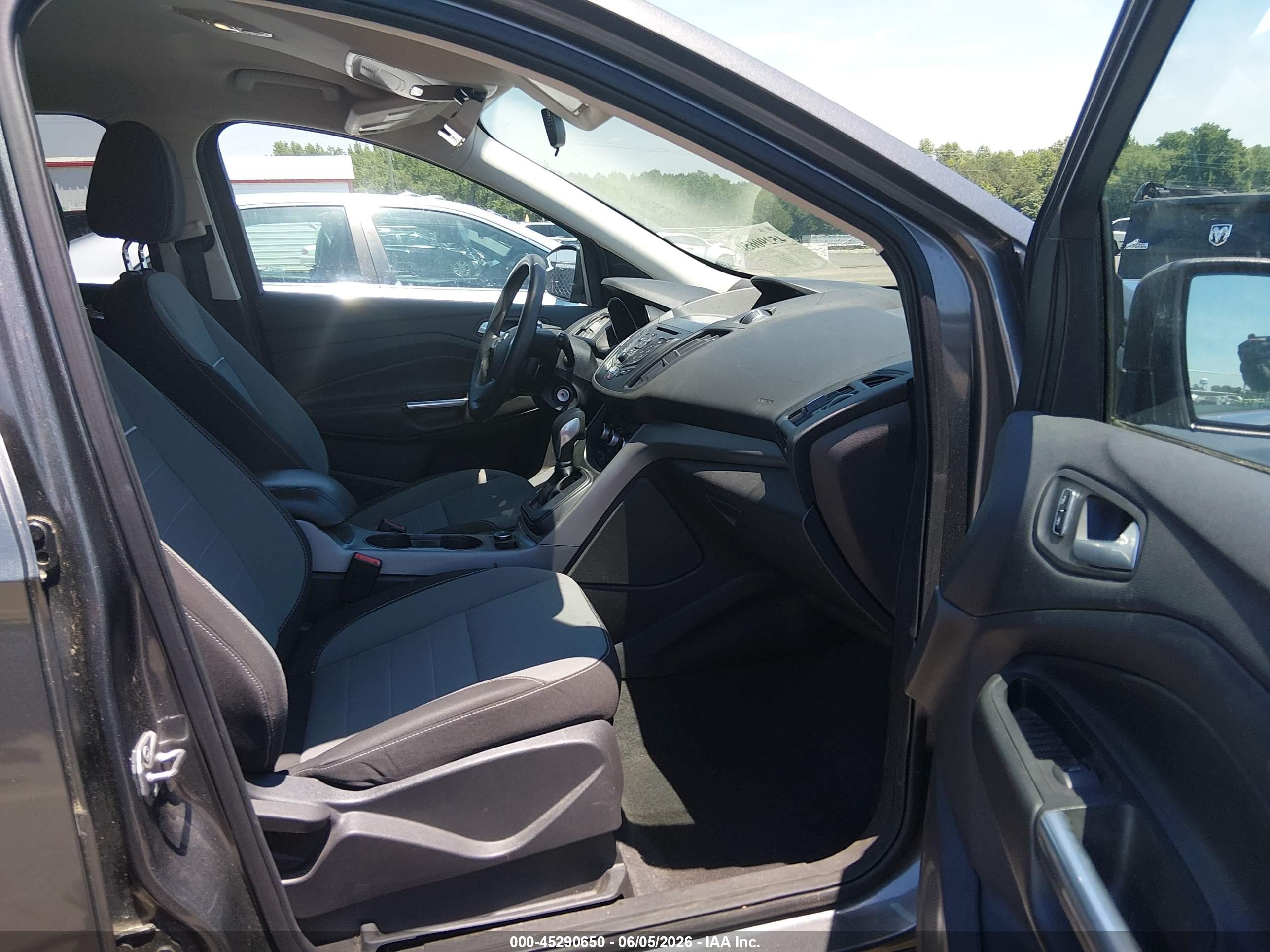 2014 Ford Escape Se Gray vin: 1FMCU0GX2EUB92862