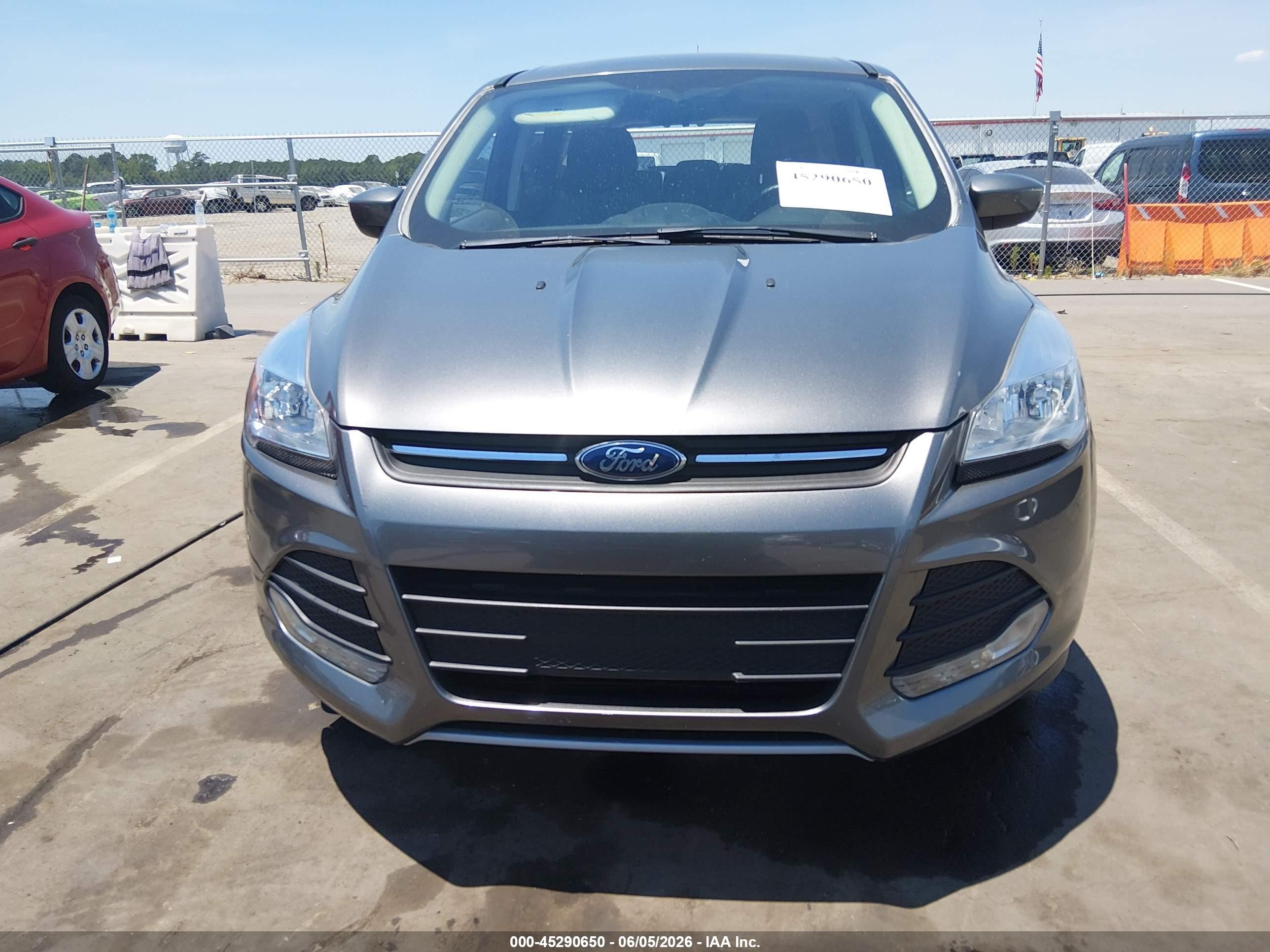 2014 Ford Escape Se Gray vin: 1FMCU0GX2EUB92862