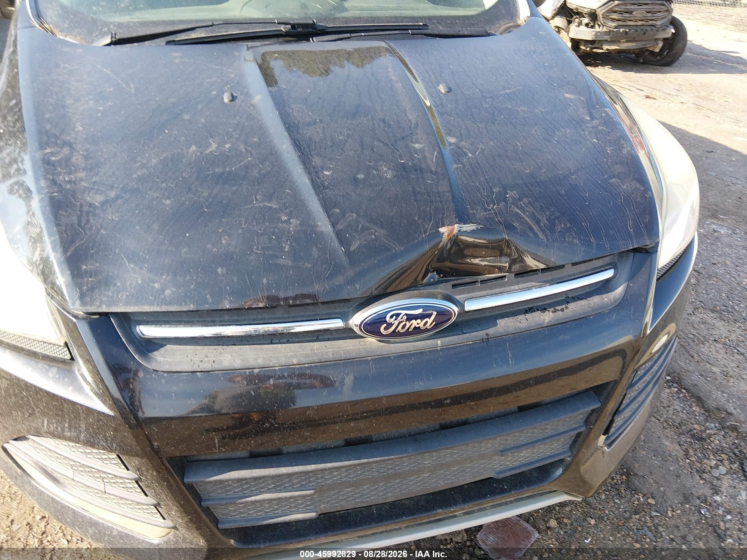 2014 Ford Escape Se Black vin: 1FMCU0GX2EUB96538