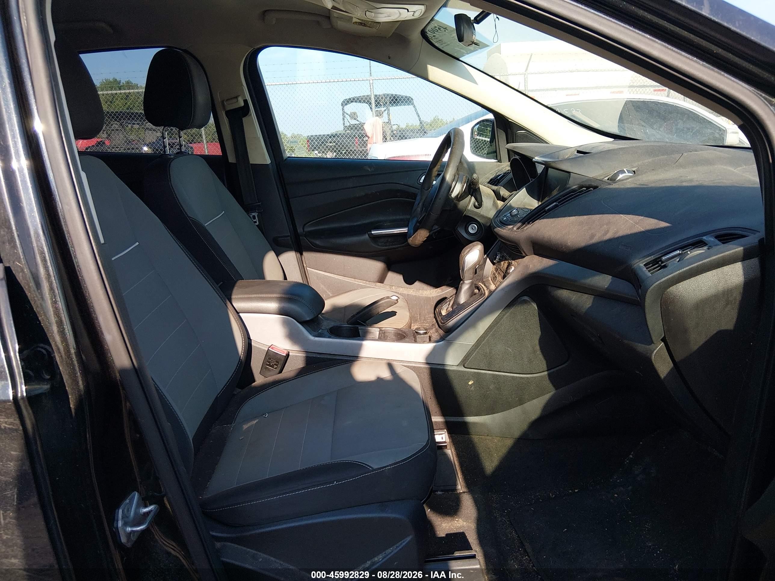 2014 Ford Escape Se Black vin: 1FMCU0GX2EUB96538