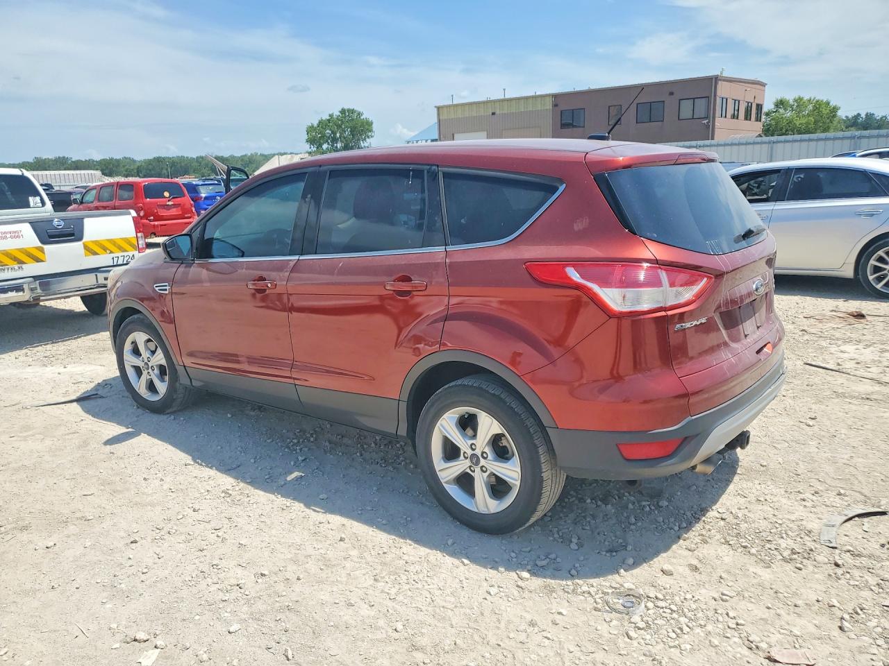 2014 Ford Escape Se Красный vin: 1FMCU0GX2EUB97804