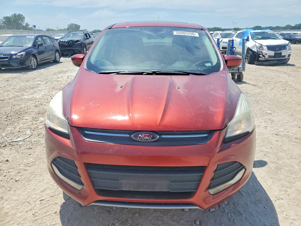 2014 Ford Escape Se Красный vin: 1FMCU0GX2EUB97804