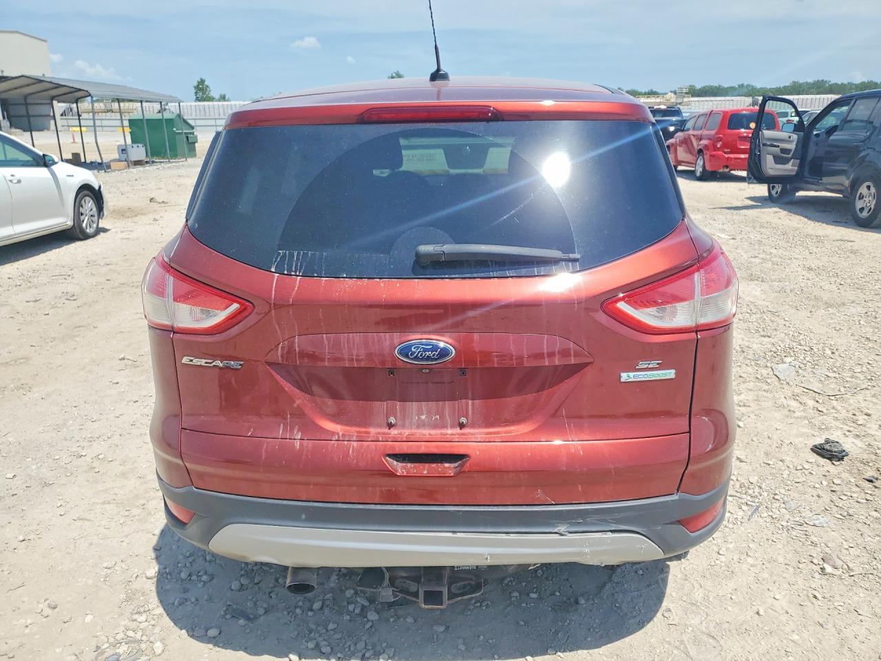 2014 Ford Escape Se Красный vin: 1FMCU0GX2EUB97804