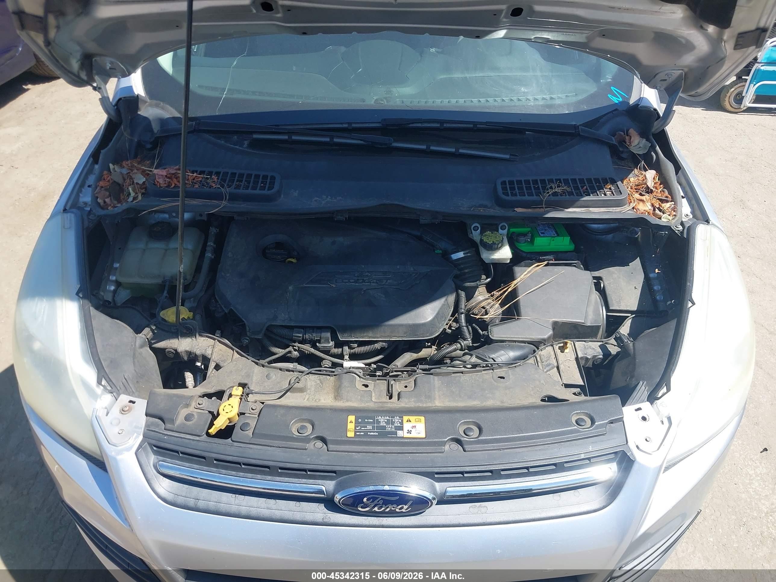 2014 Ford Escape Se Silver vin: 1FMCU0GX2EUC00751