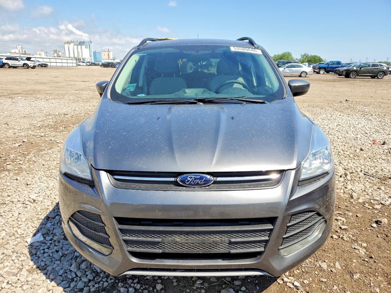 2014 Ford Escape Se Gray vin: 1FMCU0GX2EUC98776
