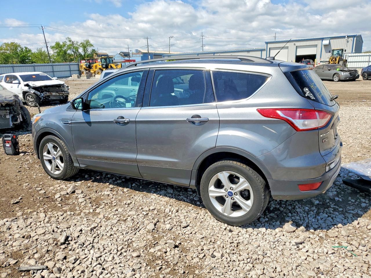 2014 Ford Escape Se Gray vin: 1FMCU0GX2EUC98776
