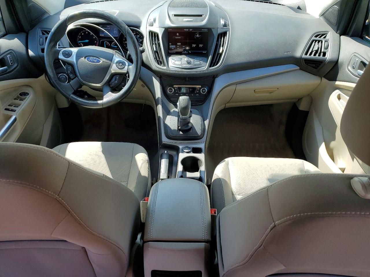 2014 Ford Escape Se Gray vin: 1FMCU0GX2EUC98776